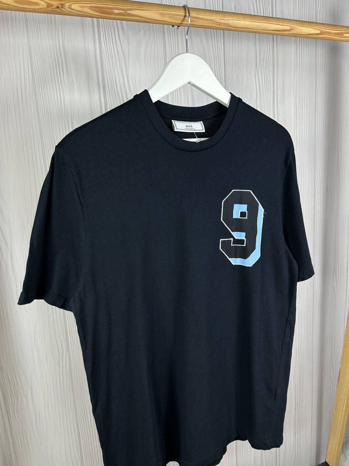 AMI AMI Paris Alexandre Mattiussi Number 9 T-Shirt Size Size US M / EU 48-50 / 2 - 2 Thumbnail