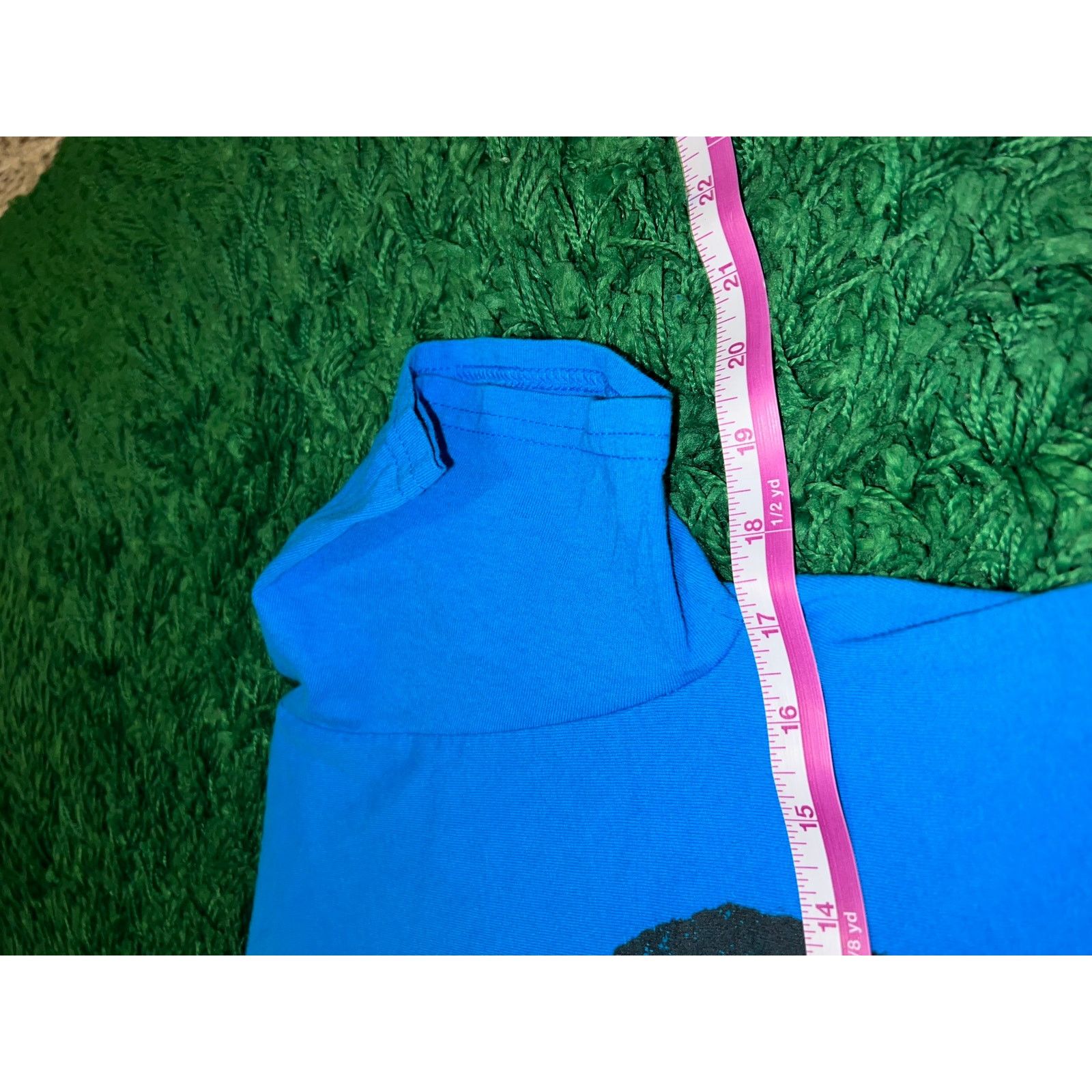 Band Tees Pop Smoke Shirt King Of New York Rap Rapper Blue Tee Small Size US S / EU 44-46 / 1 - 9 Thumbnail