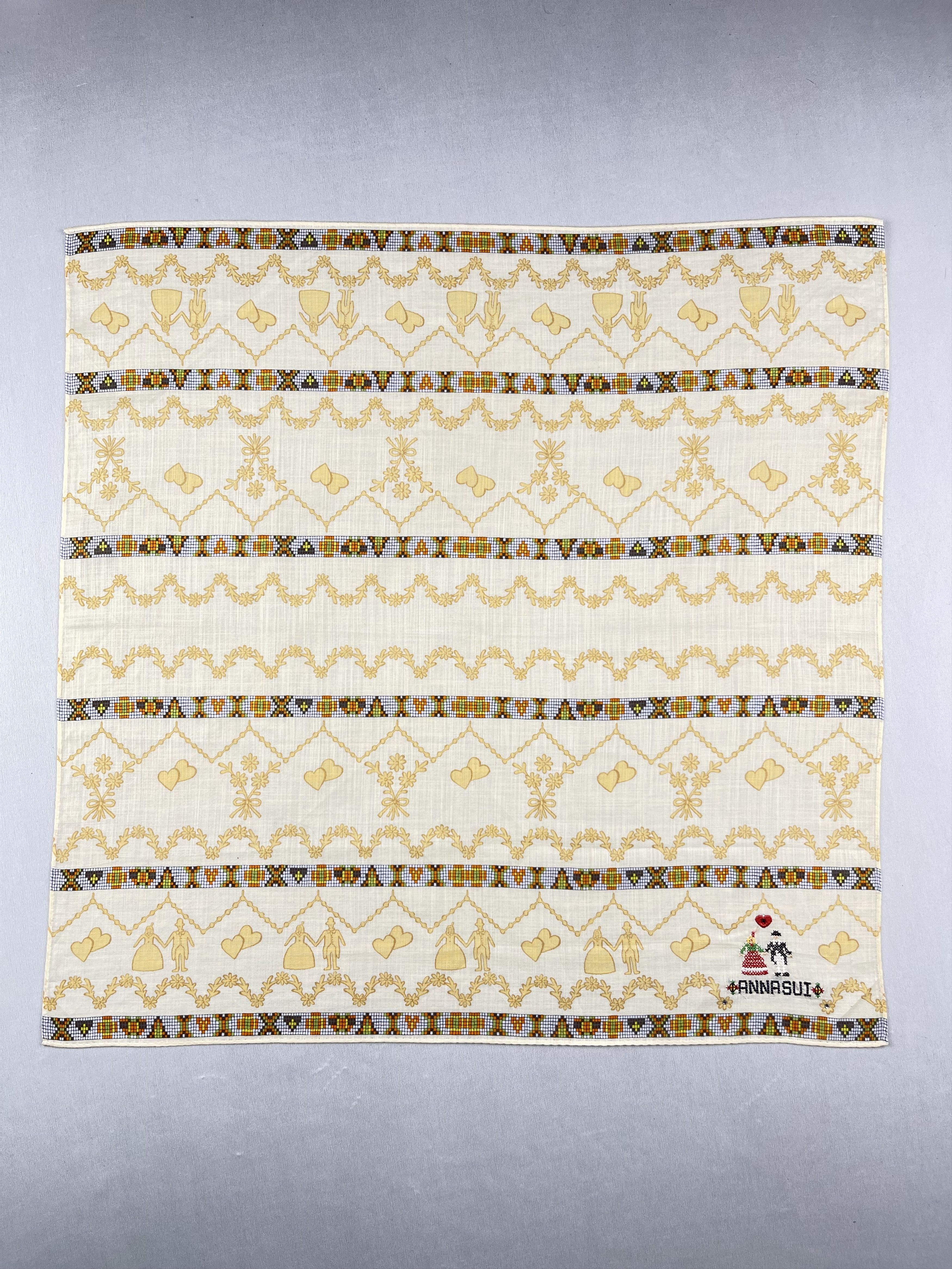 Other Vintage Anna Sui Handkerchief Pocket Square Bandana HM0054 Size ONE SIZE - 1 Thumbnail