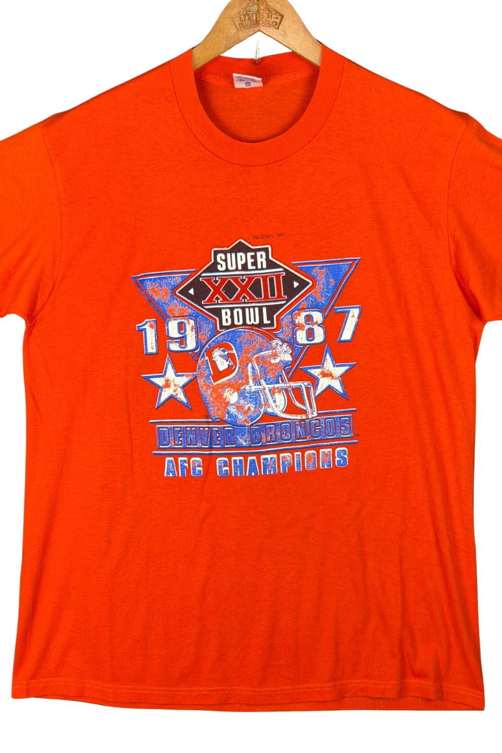 Logo 7 1987 Denver Broncos Super Bowl XXII Tee (Logo 7, USA) Size US XL / EU 56 / 4 - 4 Thumbnail
