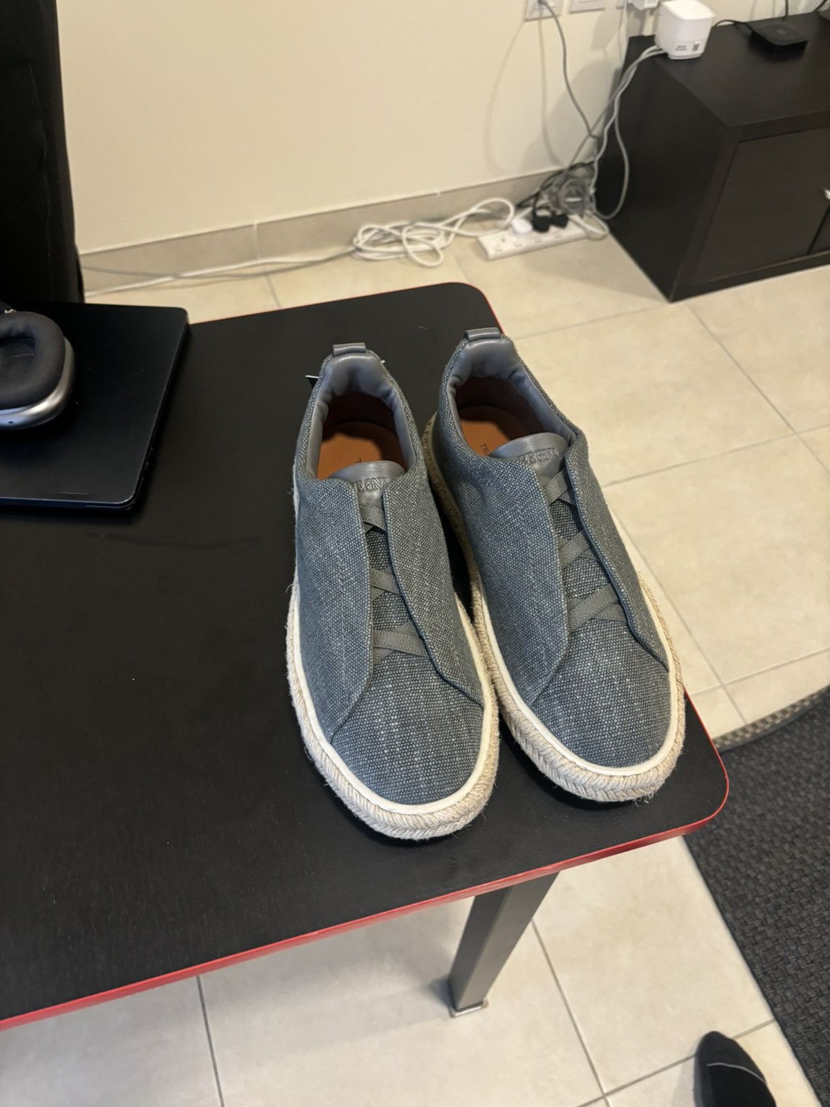 Ermenegildo Zegna Zegna grey espadrilles - EU 44.5 Size US 10.5 / EU 43-44 - 9 Thumbnail