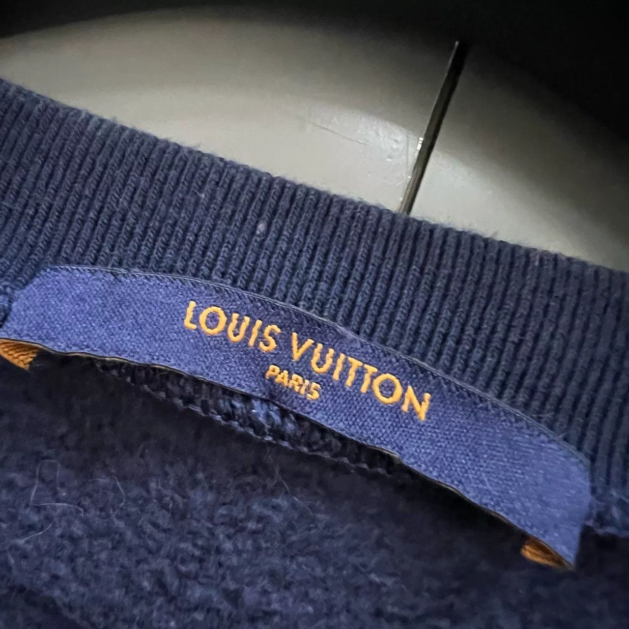 Louis Vuitton Louis Vuitton Blue Logo Sweatshirt Size US M / EU 48-50 / 2 - 3 Thumbnail