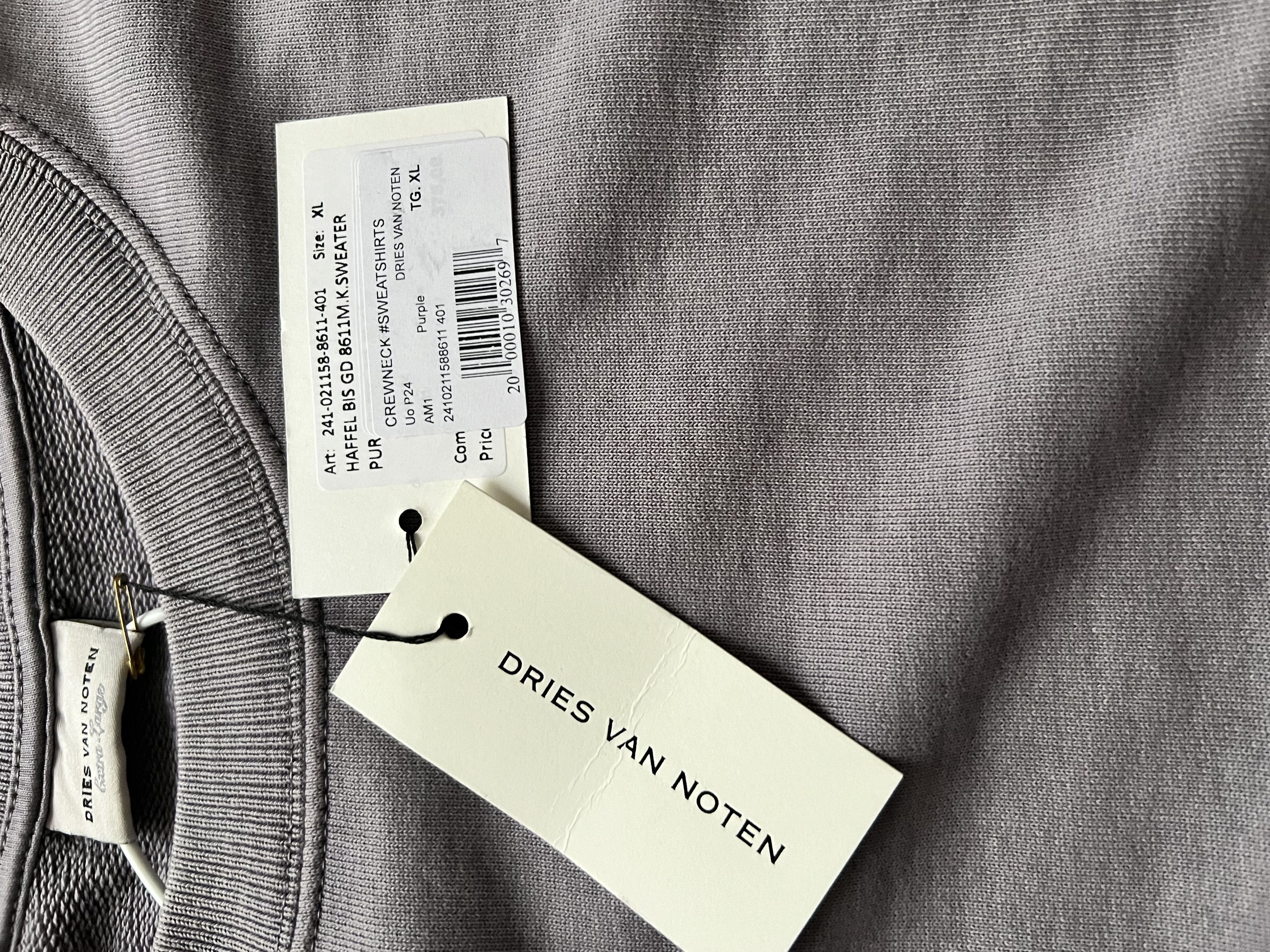 Dries Van Noten Dries Van Noten Sweatshirt Jersey Faded Size US XL / EU 56 / 4 - 12 Thumbnail