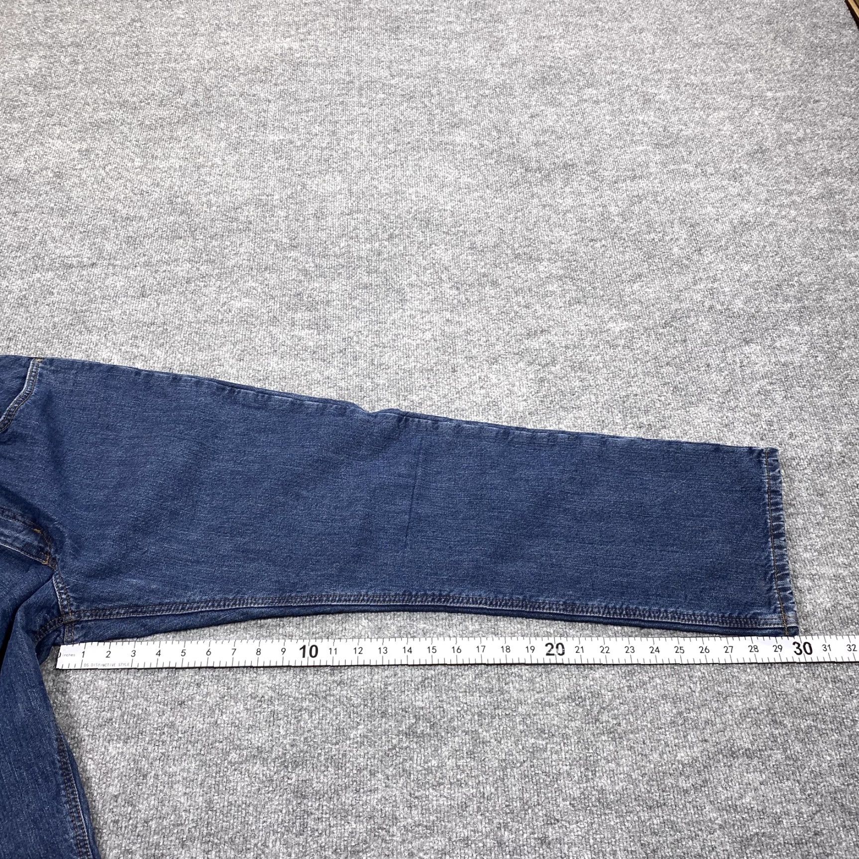 Carhartt Carhartt Jeans Mens 36x30 Blue Relaxed Straight Leg Flannel Lined Insulated Denim Workwear Winter Mens Size US 36 / EU 52 - 7 Thumbnail