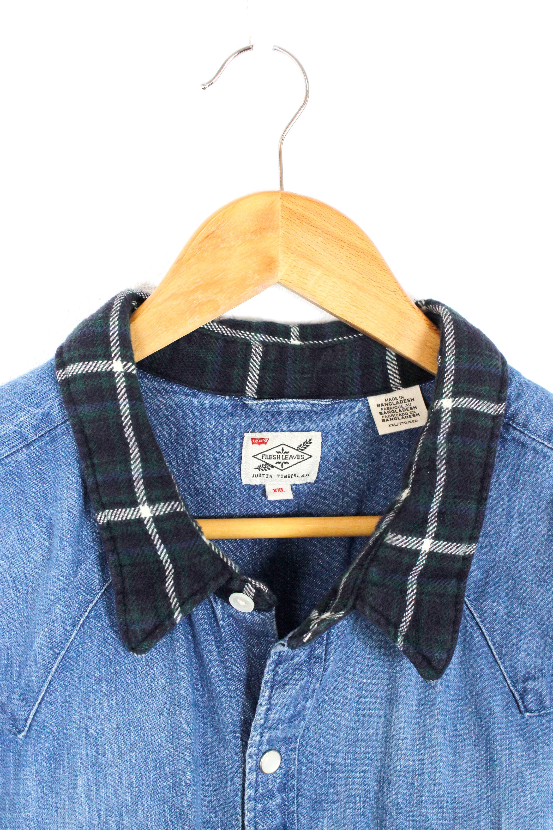 Levi's Levi's x Justin Timberlake Jeans Western Denim Shirt Size US XL / EU 56 / 4 - 4 Thumbnail