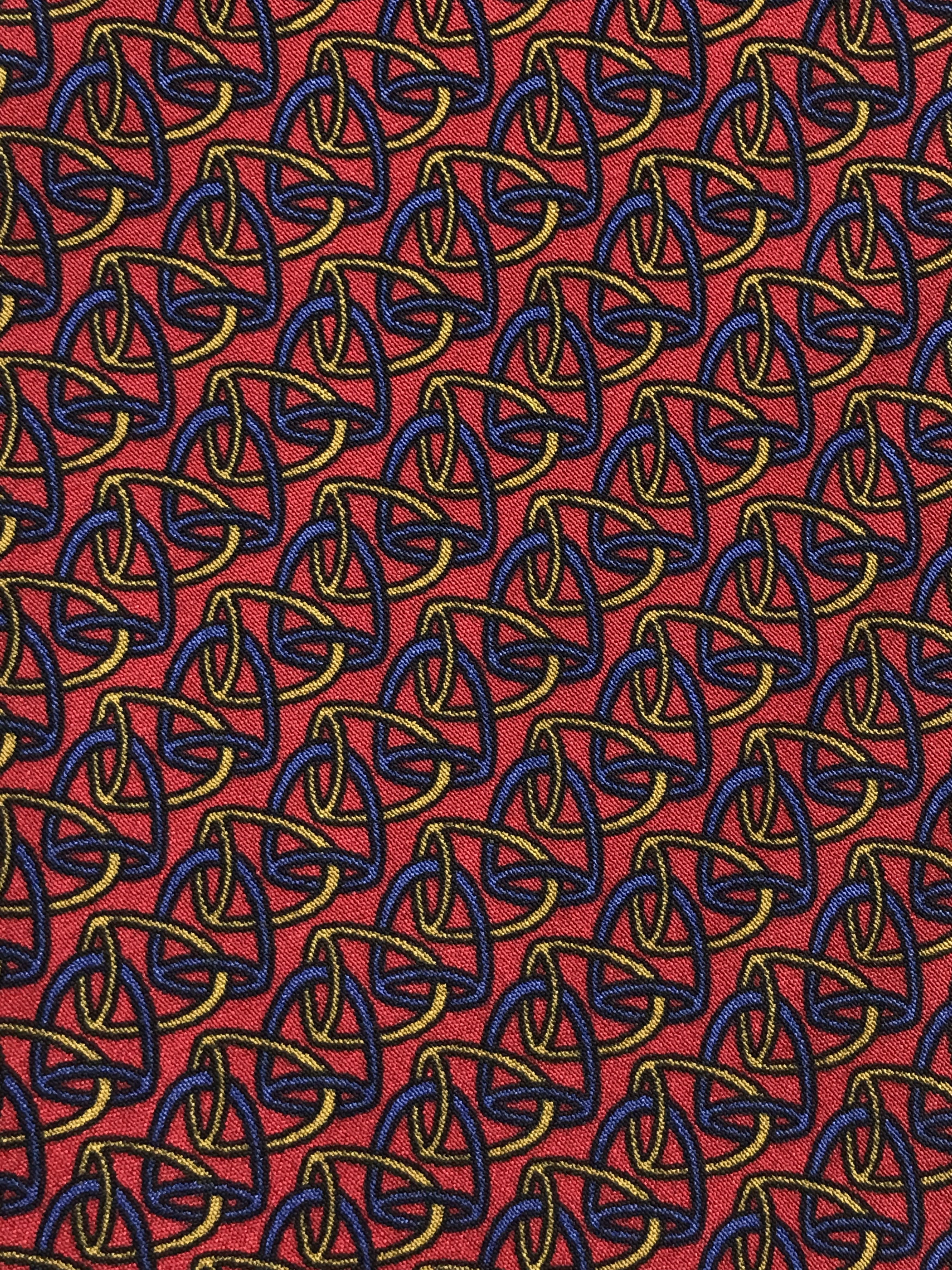 Designer × Vintage Vintage Derby Club By Richel Silk Necktie Size ONE SIZE - 5 Thumbnail