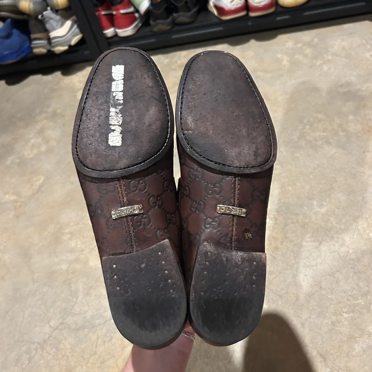 Designer × Gucci Gucci by Tom Ford Embossed Monogram Horsebit Loafers US 9.5 Size US 9.5 / EU 42-43 - 8 Thumbnail
