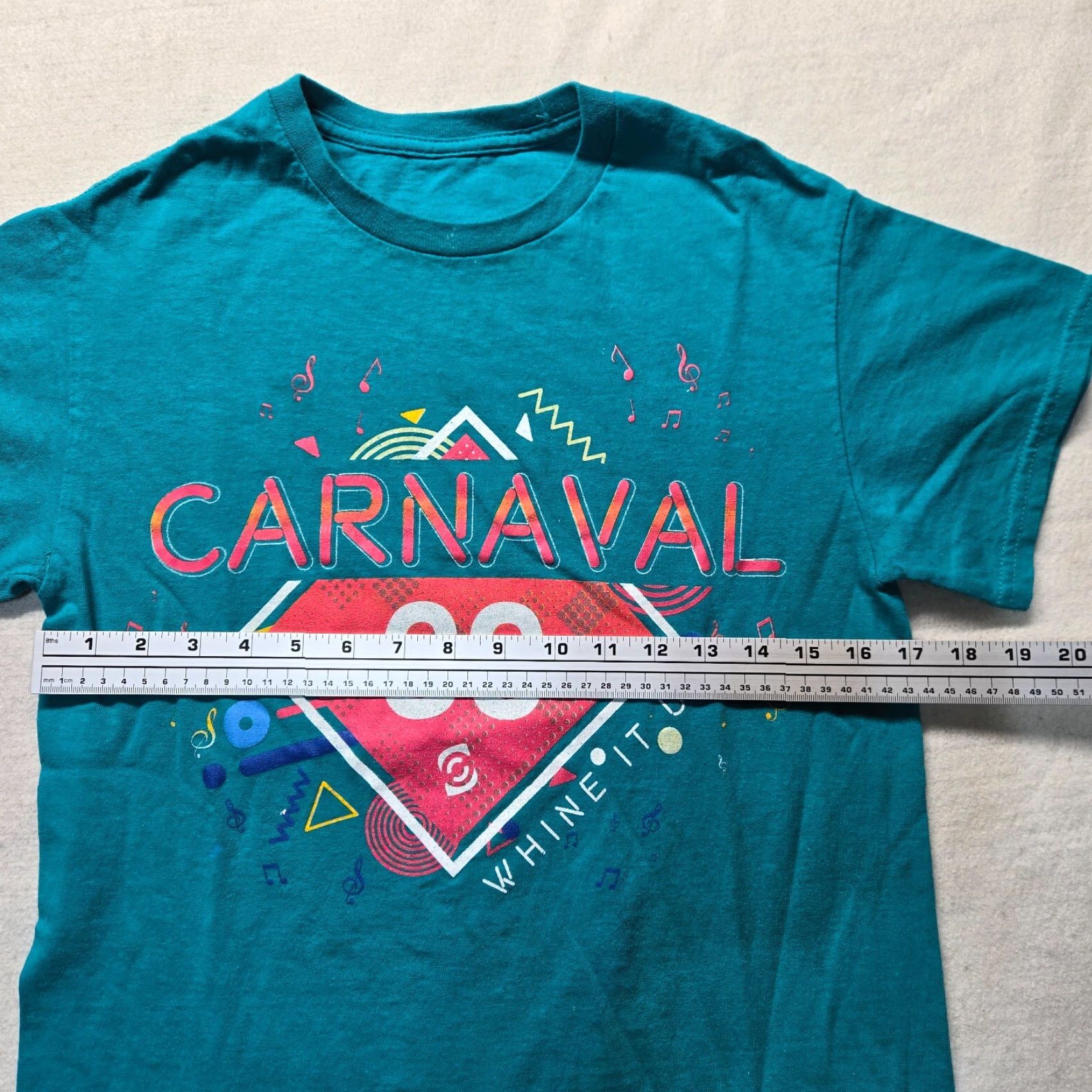 Vintage Carnaval 69 Whine It Up Setar Blue T-Shirt Adult Men's Size M Medium Shirt T-shirt Blue Mens Size US M / EU 48-50 / 2 - 3 Thumbnail