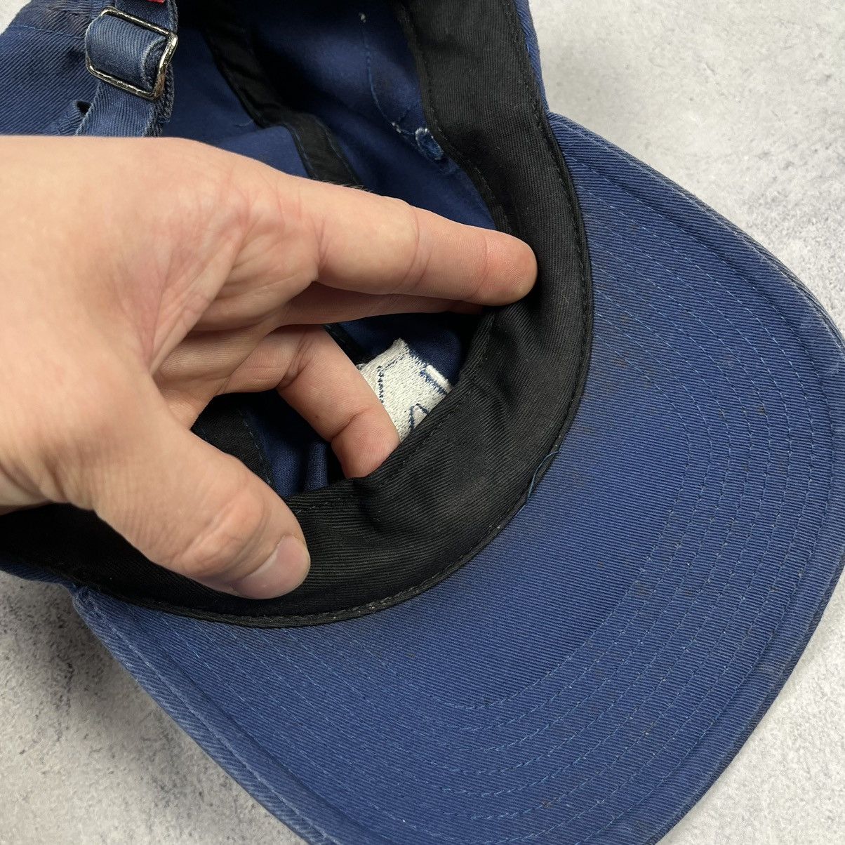 Nike Vintage Nike y2k swoosh rare 4 panel cap 90’s Size ONE SIZE - 20 Thumbnail