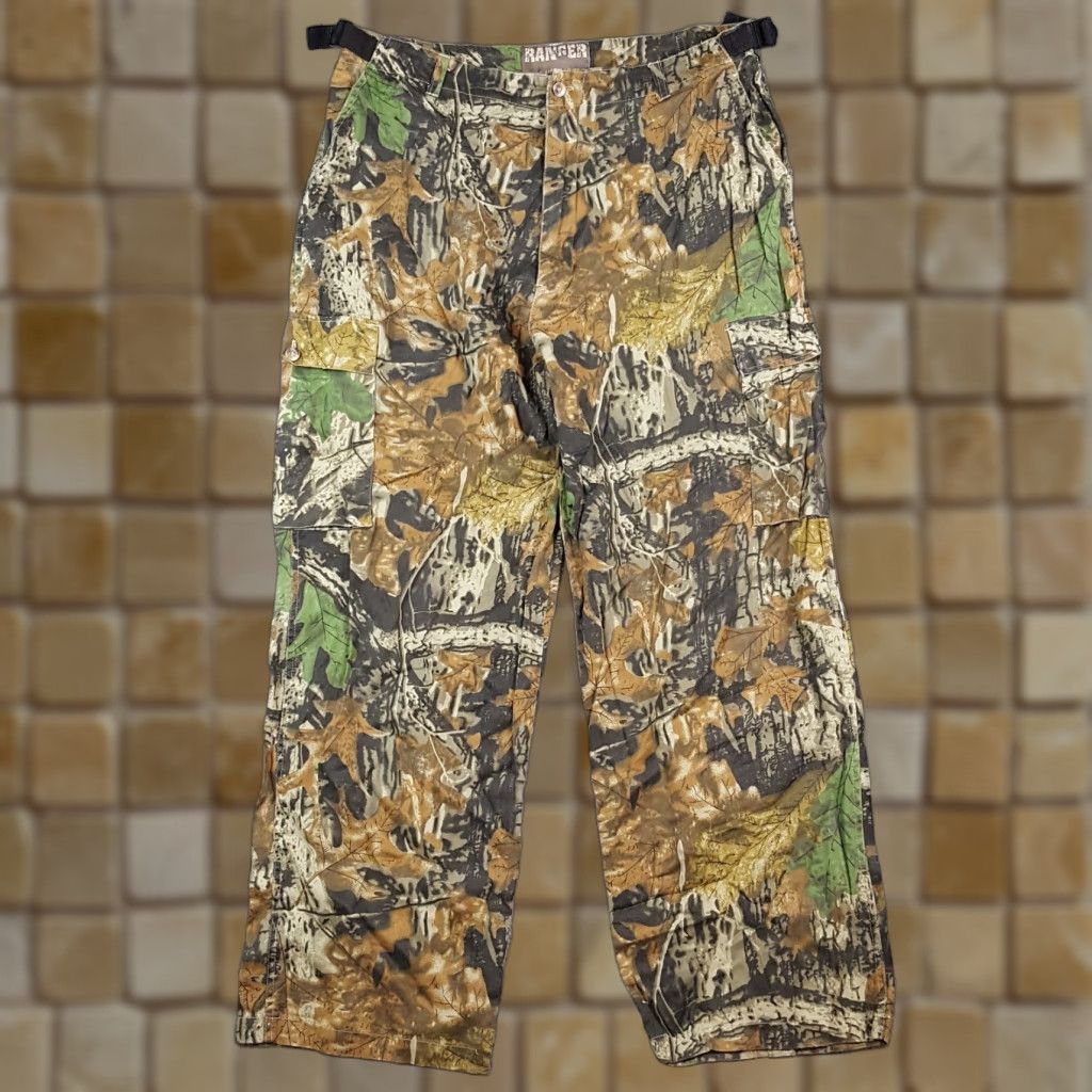Vintage VINTAGE Ranger Cargo Pants Men’s Size 38x30 Camouflage Wide-Leg Military Grunge Y2K Outdoor Size US 38 / EU 54 - 1 Thumbnail