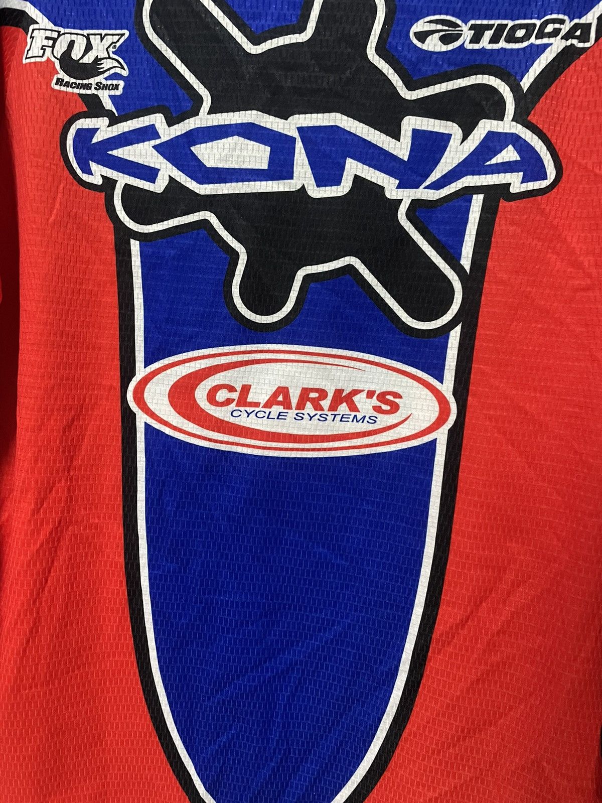 Vintage Vintage 90s KoNa Bio Racer Cycling Jersey Tioga Clark Fox Size US L / EU 52-54 / 3 - 13 Thumbnail