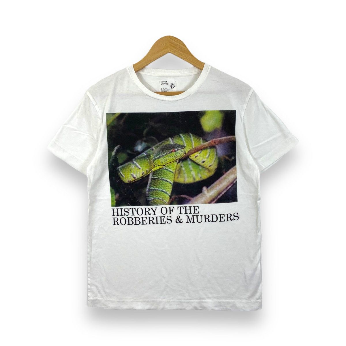 Japanese Brand × PPFM PPFM History Of The Robberies & Murders Graphic Tee Shirt Size US M / EU 48-50 / 2 - 1 Thumbnail