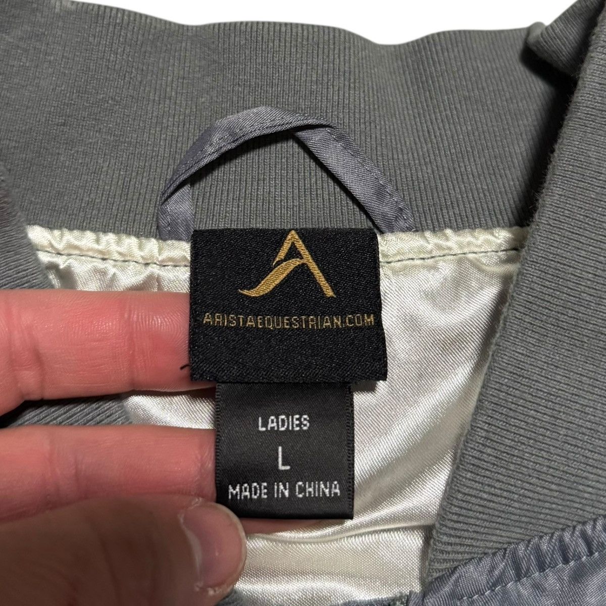 Other Arista Equestrian 100% Polyester Bomber Jacket Women's Large Size L / US 10 / IT 46 - 4 Thumbnail
