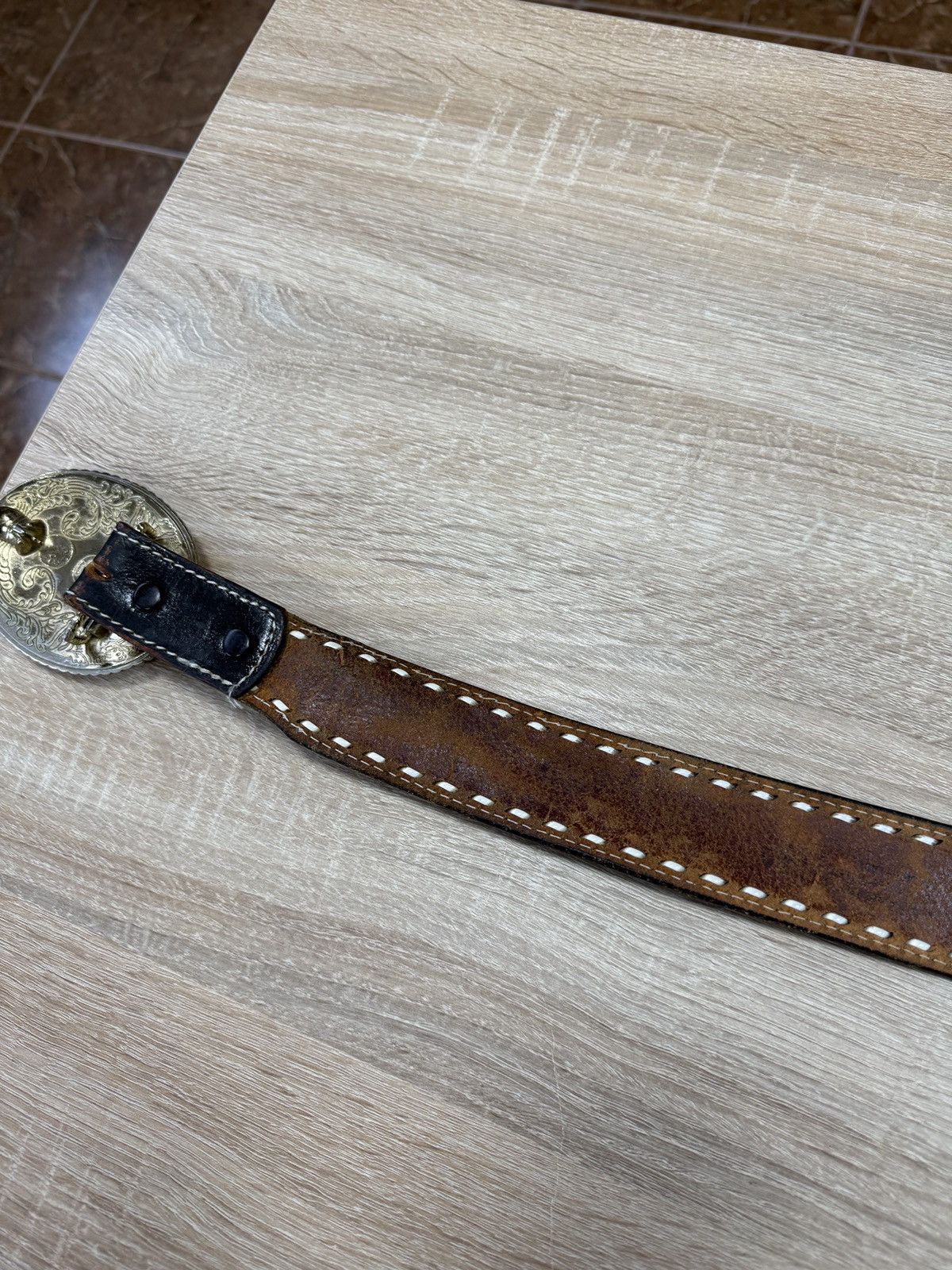 Cowboy Equipment 🇺🇸 Vintage 1978 Cowboy Raintree Belt Western BB Simon Style Size ONE SIZE - 15 Thumbnail