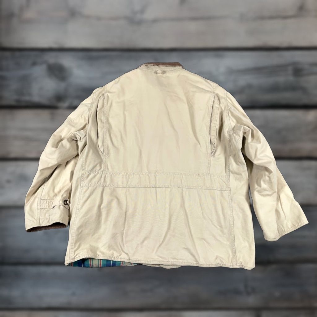 American Eagle Outfitters VINTAGE American Eagle Outfitters Plaid Chore Jacket Jacket Beige L Men's Large Beiges Military Outdoor Classic Preppy Retro Working Wear Casual Size US L / EU 52-54 / 3 - 1 Thumbnail