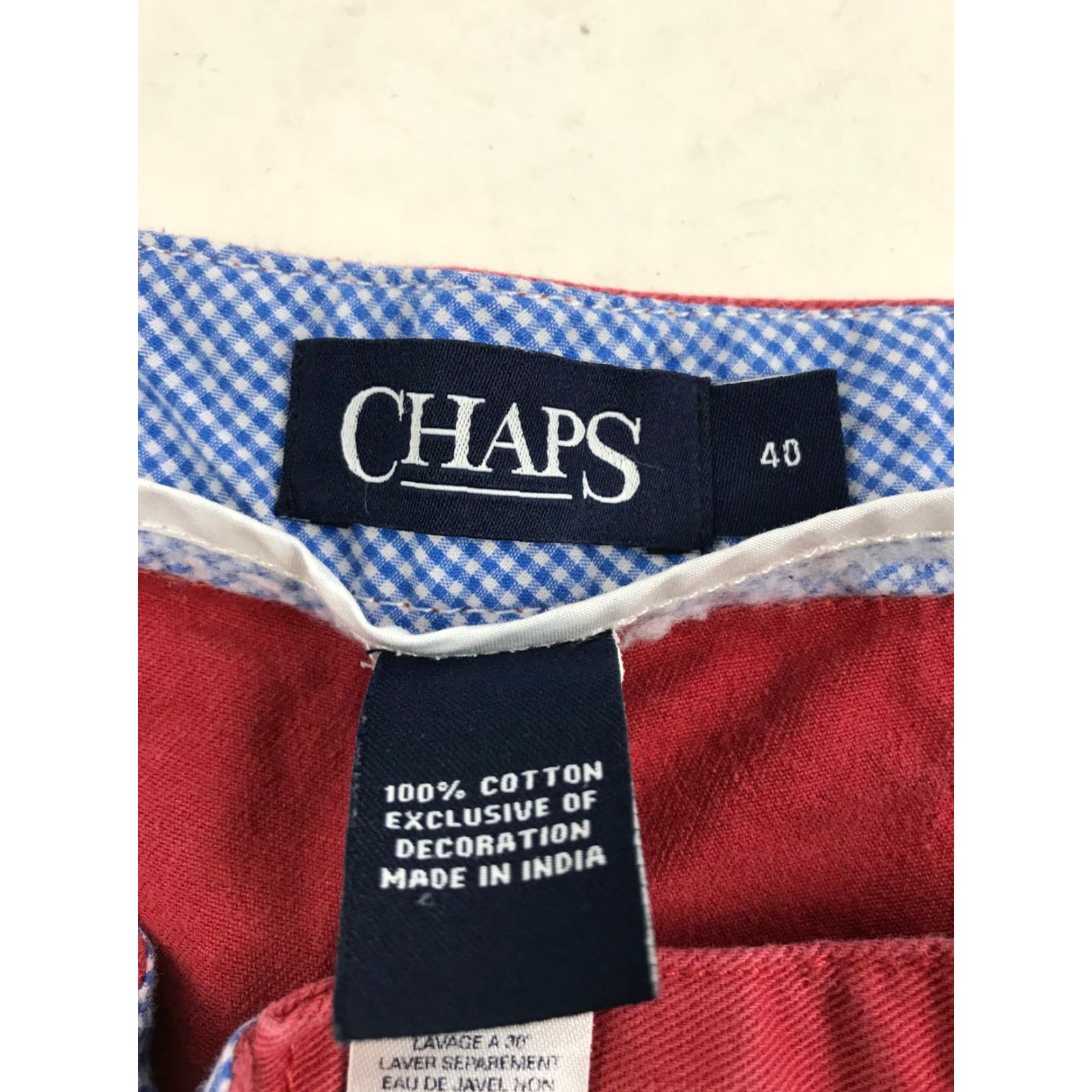 Chaps Chaps Golf Chino Shorts Men's Size 40 Salmon Classic Outdoors Flat Front Size US 40 / EU 56 - 5 Thumbnail