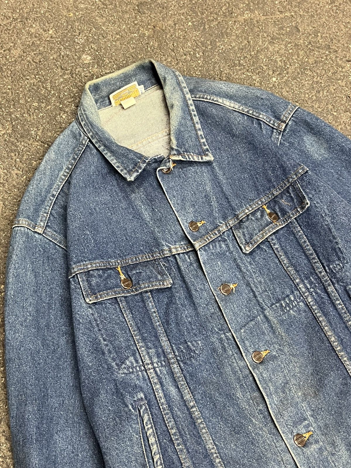 Dickies × Vintage Vintage dickies denim jacket 80s sun faded cropped rare hype Size US XL / EU 56 / 4 - 5 Thumbnail