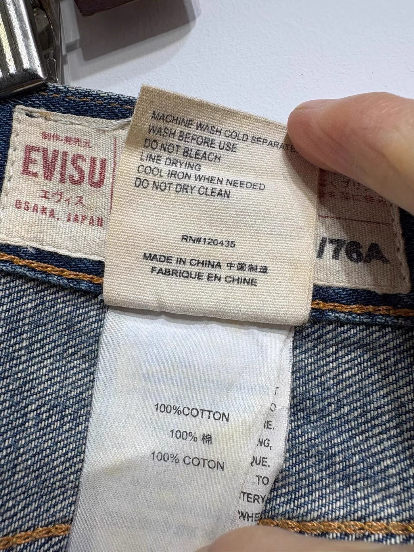 Evisu EVISU Men's Jeans K29 Size US 30 / EU 46 - 8 Thumbnail
