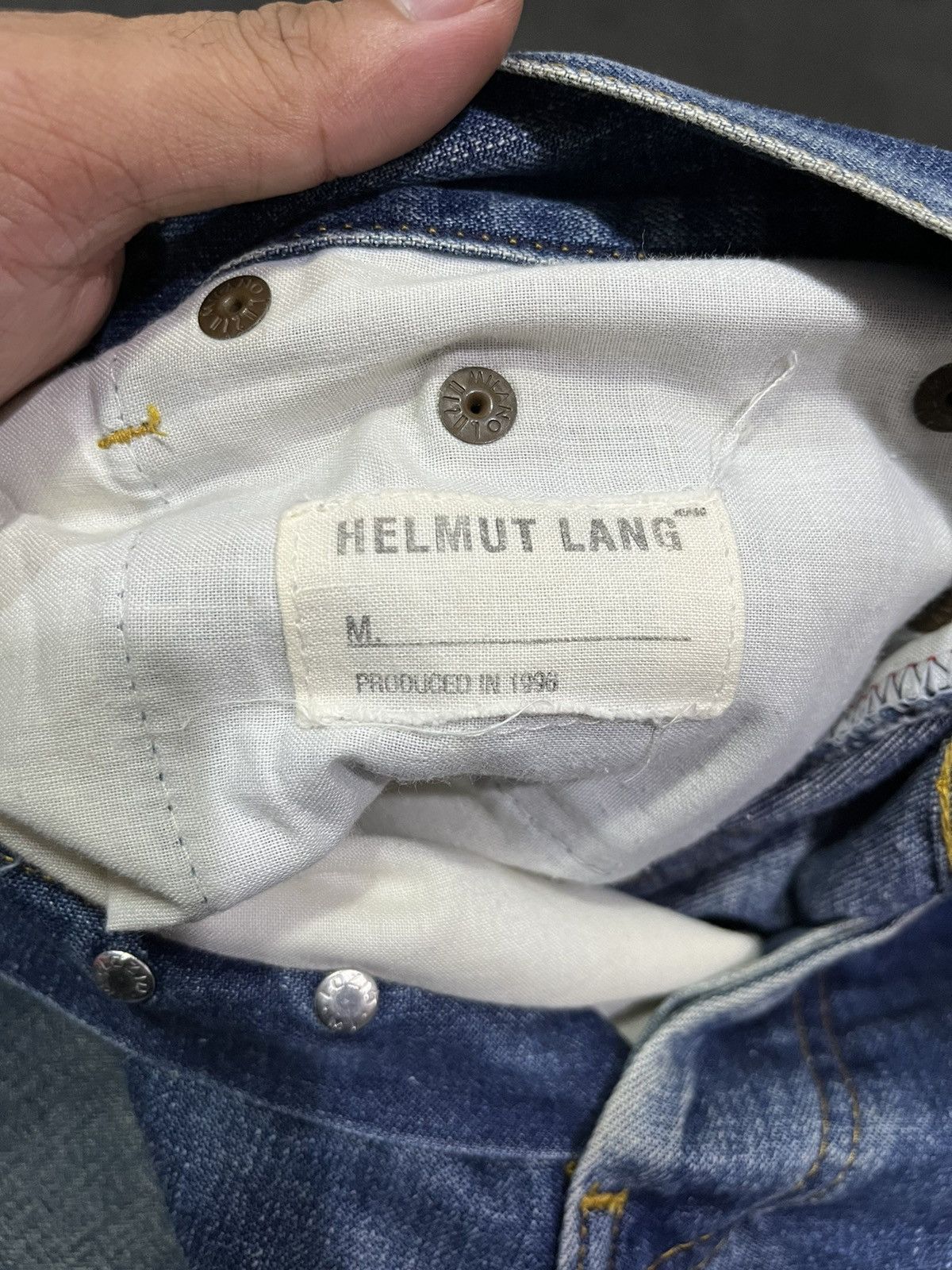 Vintage helmut lang 1996 denim