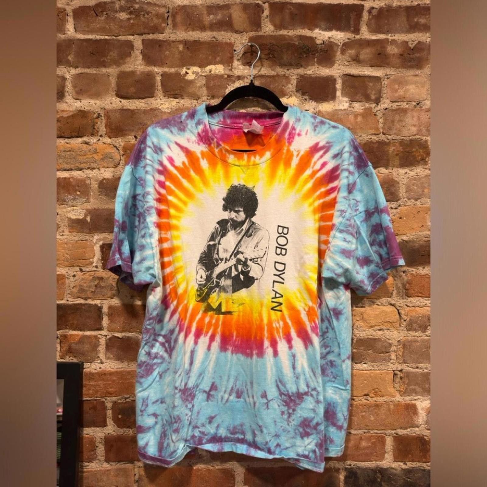 Hanes 1997 BOB DYLAN NEVER ENDING TOUR T-SHIRT Size US XL / EU 56 / 4 - 4 Thumbnail