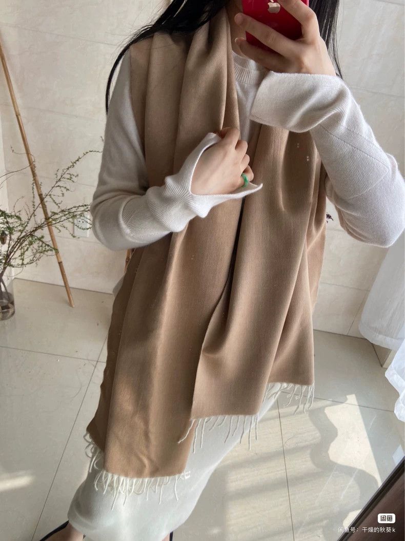 Loro Piana LORO PIANA Baby cashmere goat velvet scarf Size ONE SIZE - 7 Thumbnail