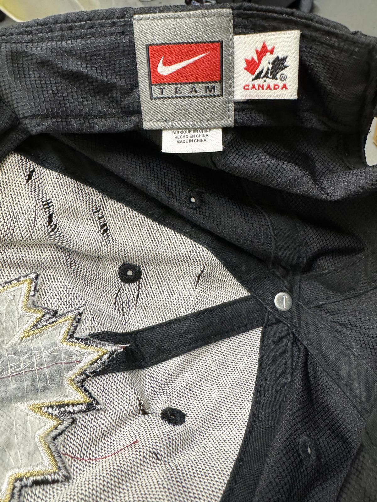 Nike Nike Canada Black Dri-Fit Adjustable Baseball Cap Size ONE SIZE - 5 Thumbnail