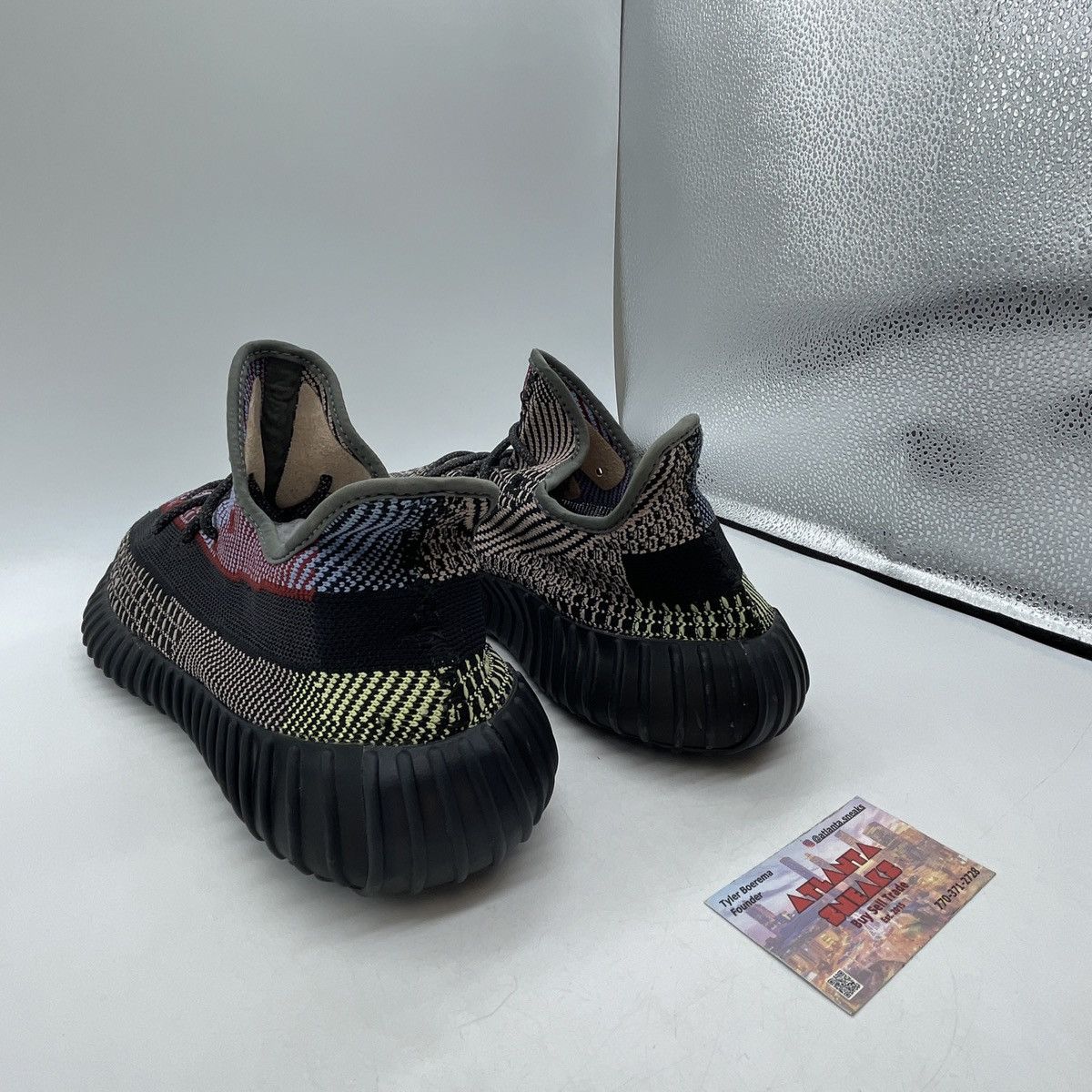 Adidas Yeezy boost 350 yecheil non reflective Size US 13 / EU 46 - 4 Thumbnail