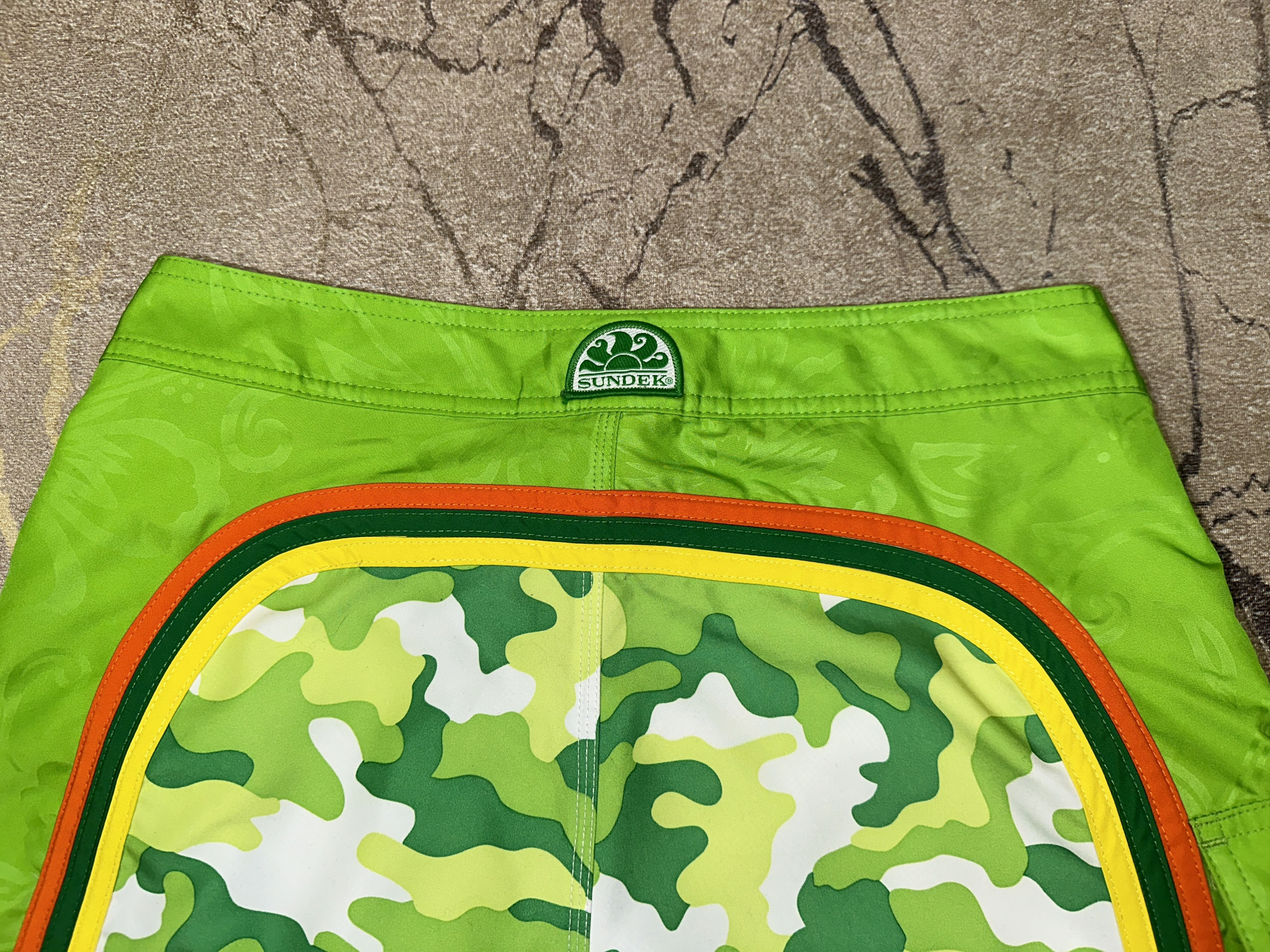 Sundek Sundek 29 Camouflage Beach Shorts Trunks BathSuit Size 29 S Size US 29 - 5 Thumbnail