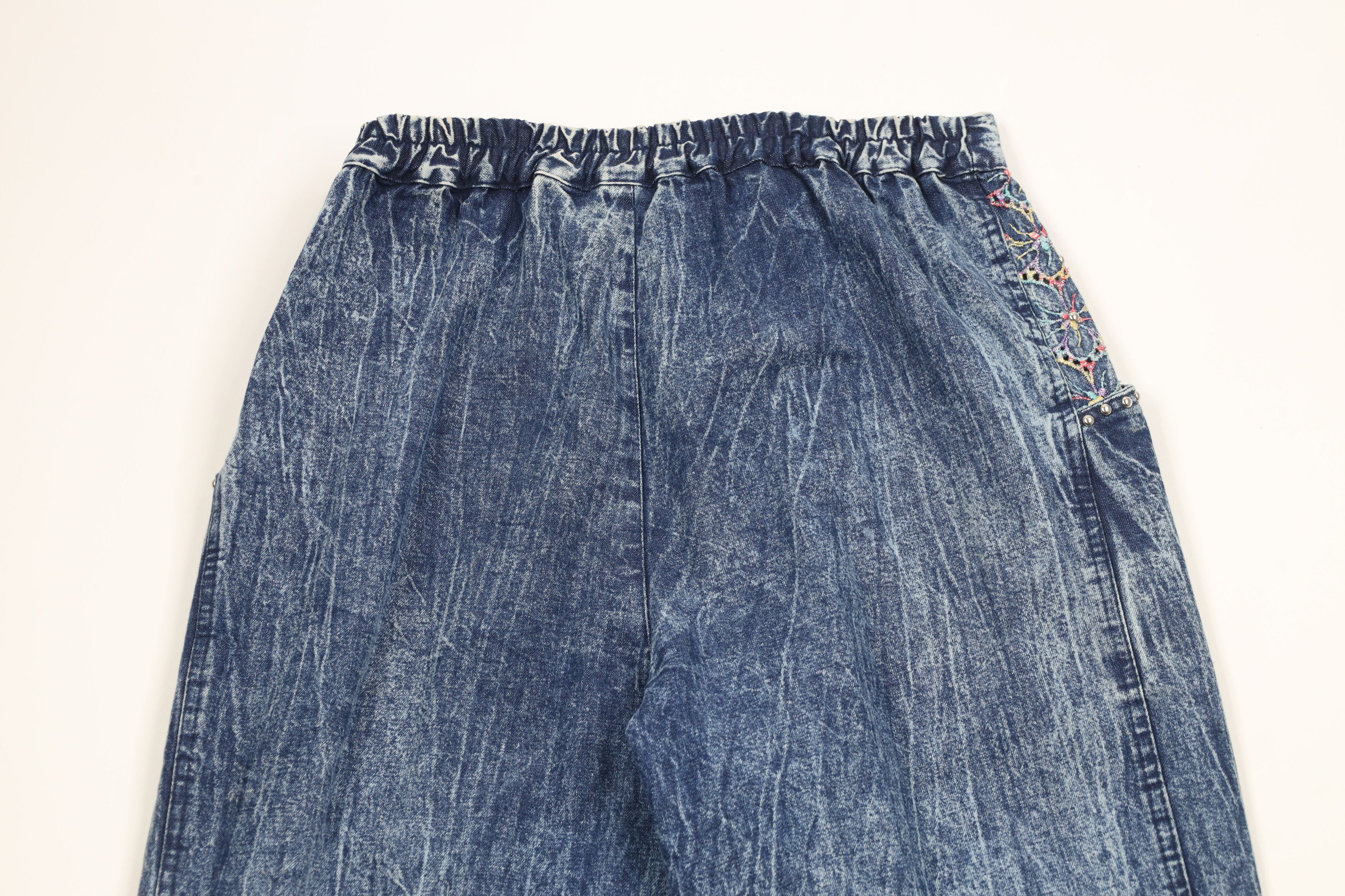 Vintage Vintage 80s 90s Streetwear Acid Wash High Waist Denim Jeans Size 28" / US 6 / IT 42 - 11 Thumbnail