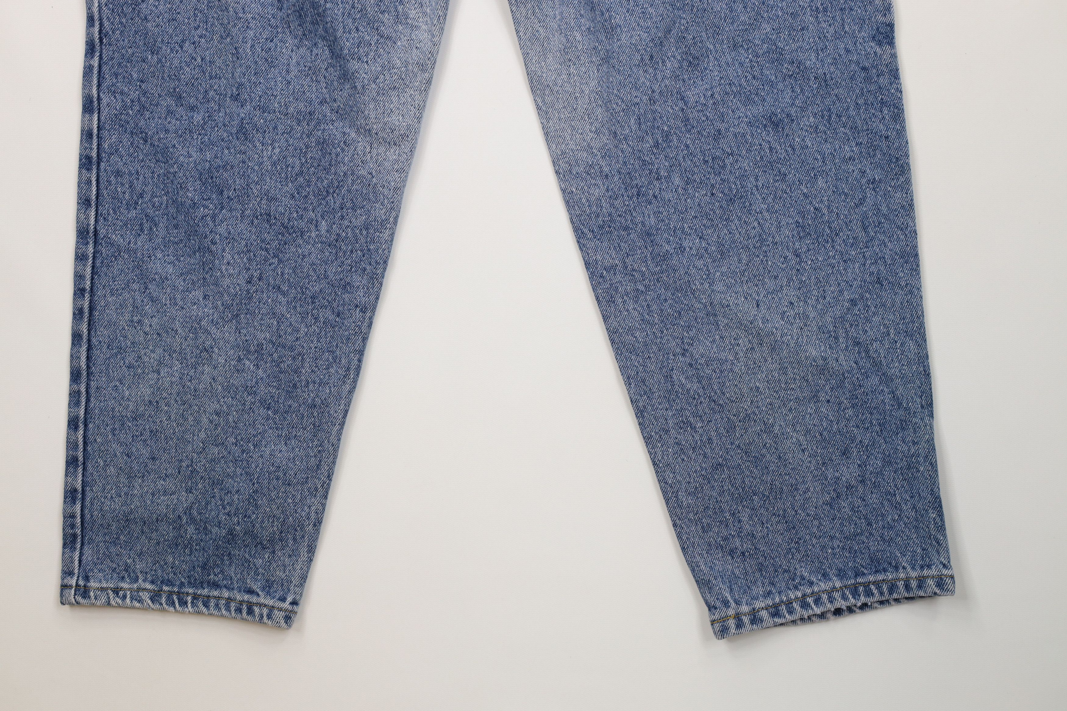 Lee Vtg 80s 90s Lee Pleated High Waist Tapered Jeans USA Size 34" / US 12 / IT 48 - 15 Thumbnail