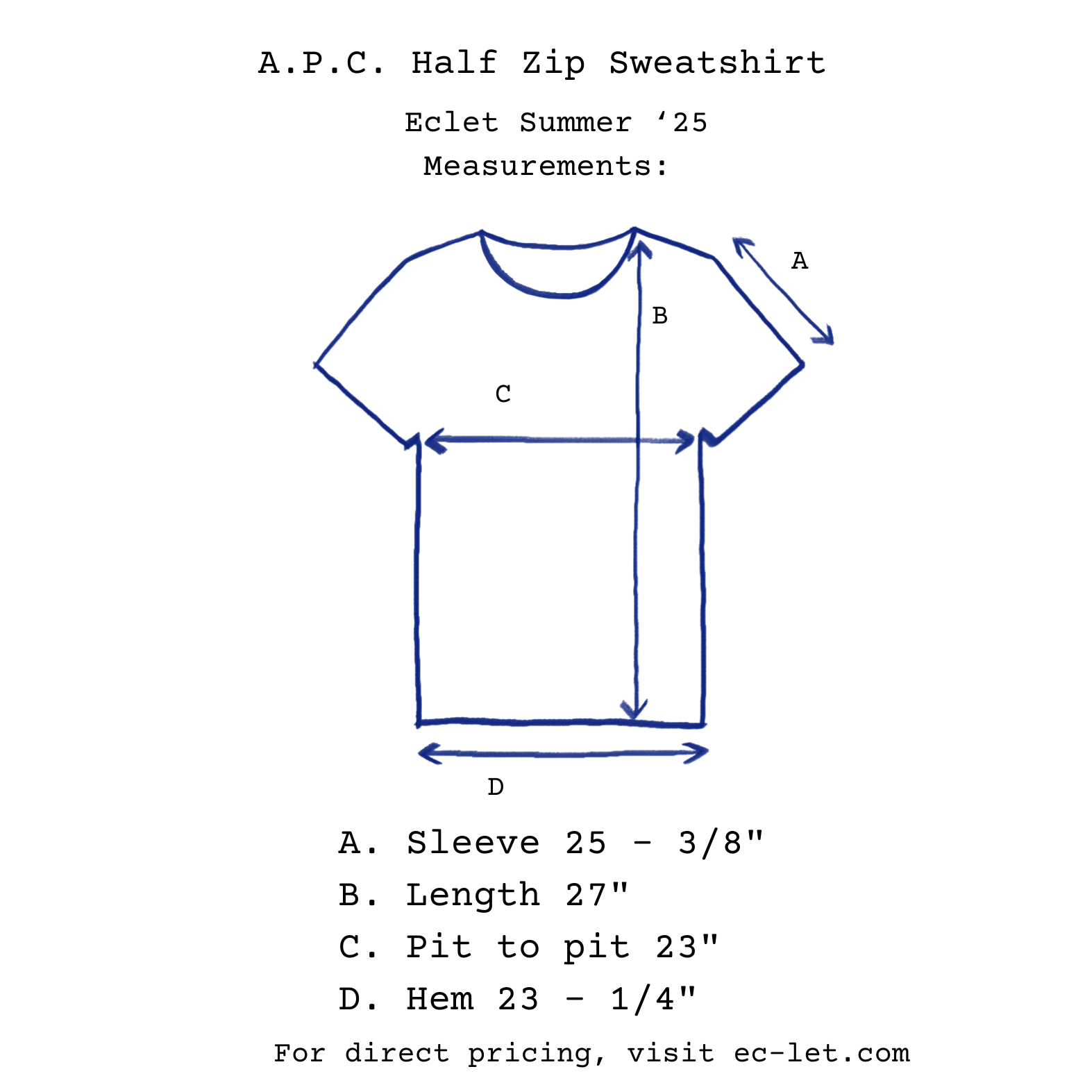 A.P.C. A.P.C. Half Zip Sweatshirt Size US L / EU 52-54 / 3 - 7 Thumbnail