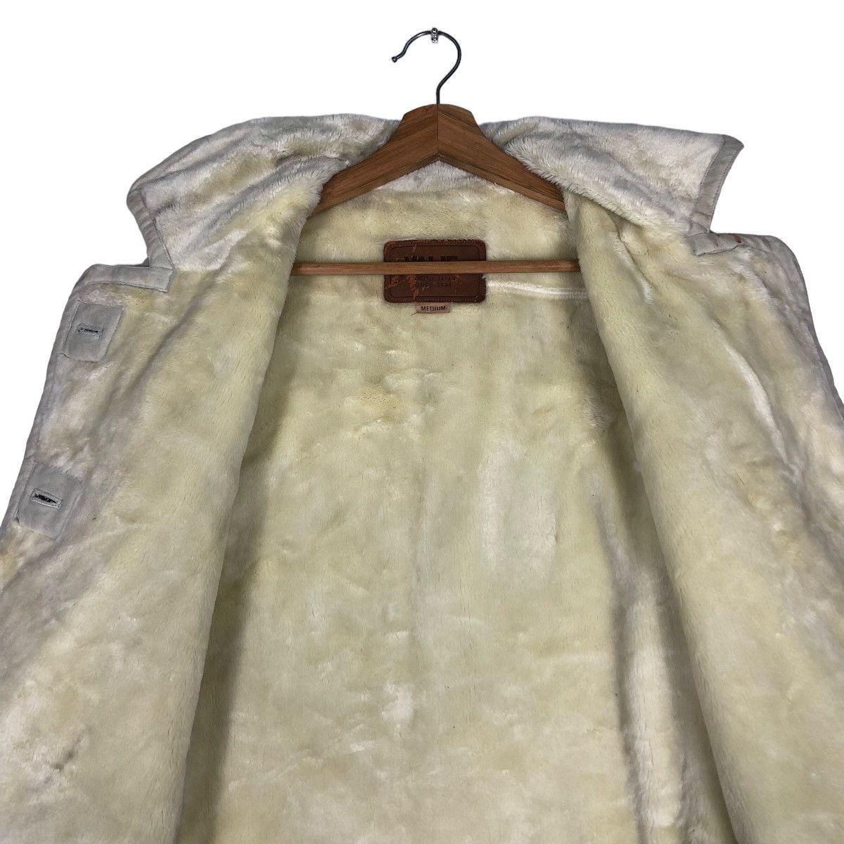 Japanese Brand 🔥Vtg Shearling Leather Jacket Mink Fur Lining Malie Japan Size US M / EU 48-50 / 2 - 12 Thumbnail