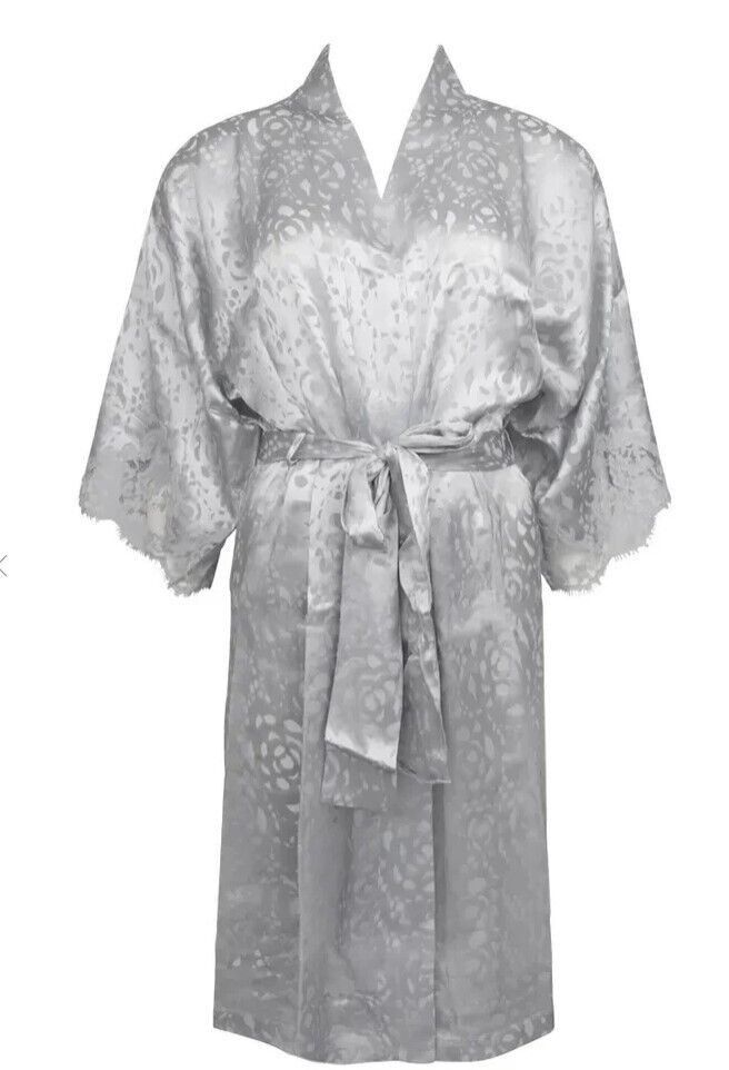 Other Lise Charmel Dressing Floral Robe Silver Grey ( S ) Size S / US 4 / IT 40 - 1 Thumbnail