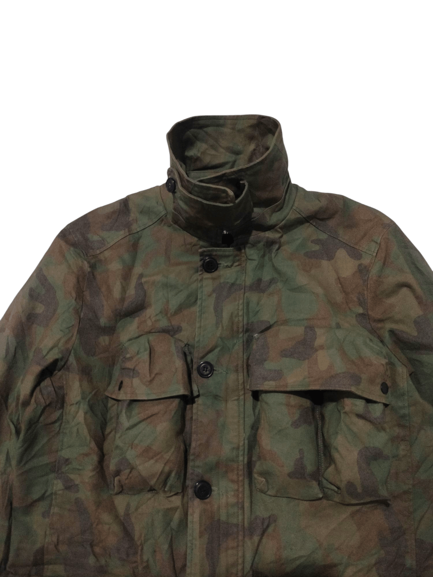 Aspesi Aspesi Amsterdam Blauw 3D Pocket Military Camo Jacket Size US M / EU 48-50 / 2 - 5 Thumbnail