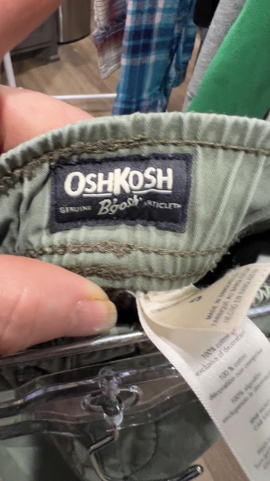 Other OshKosh B'Gosh Kids Cargo Pants - Size 5, Olive Green Size US 26 / EU 42 - 3 Thumbnail