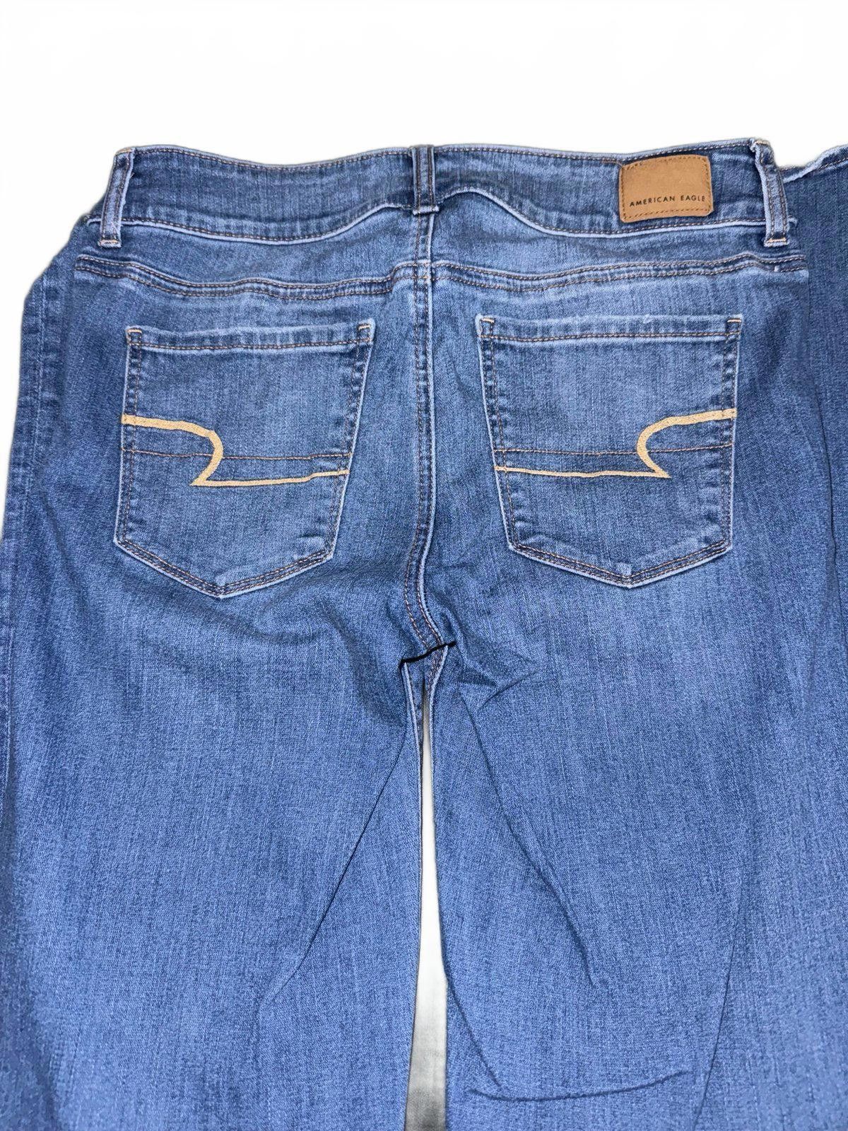 American Eagle Outfitters American Eagle jeans Hi Rise Artist Flare sz 8 long Size 29" - 4 Thumbnail