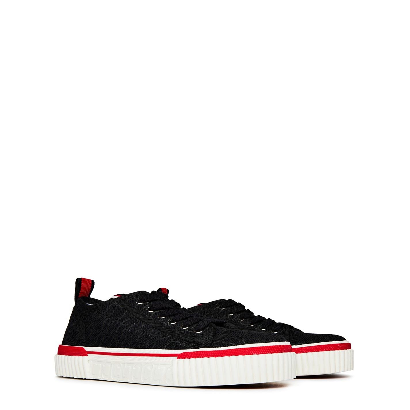 Christian Louboutin Pedro Logo-Jacquard Canvas Sneakers Size US 8 / EU 41 - 4 Thumbnail