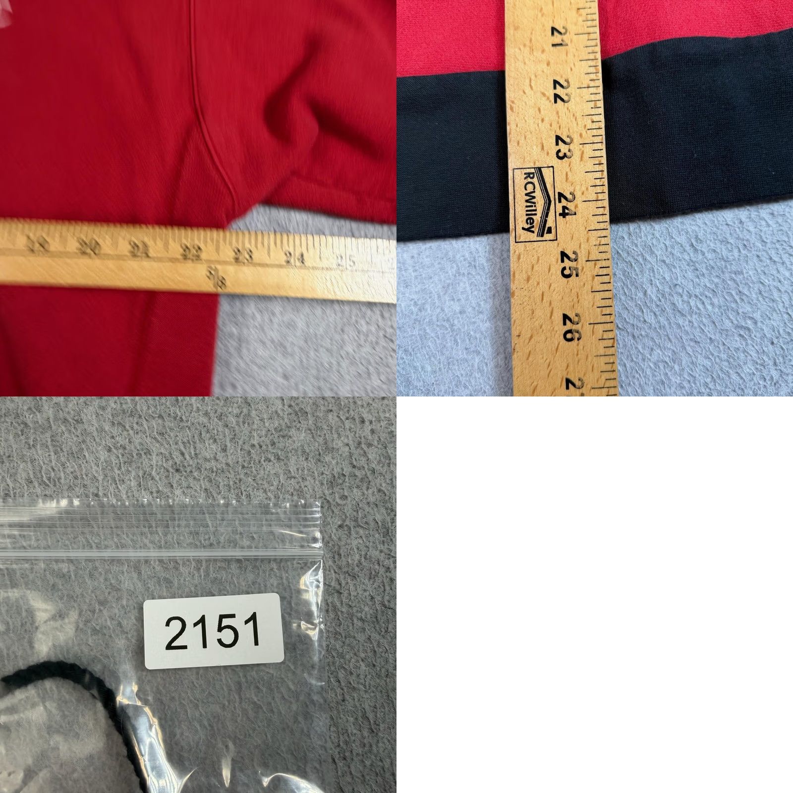 Champion Champion Reverse Weave Hoodie Mens Large Red Black Pullover Fleece Sweatshirt Size US L / EU 52-54 / 3 - 8 Thumbnail