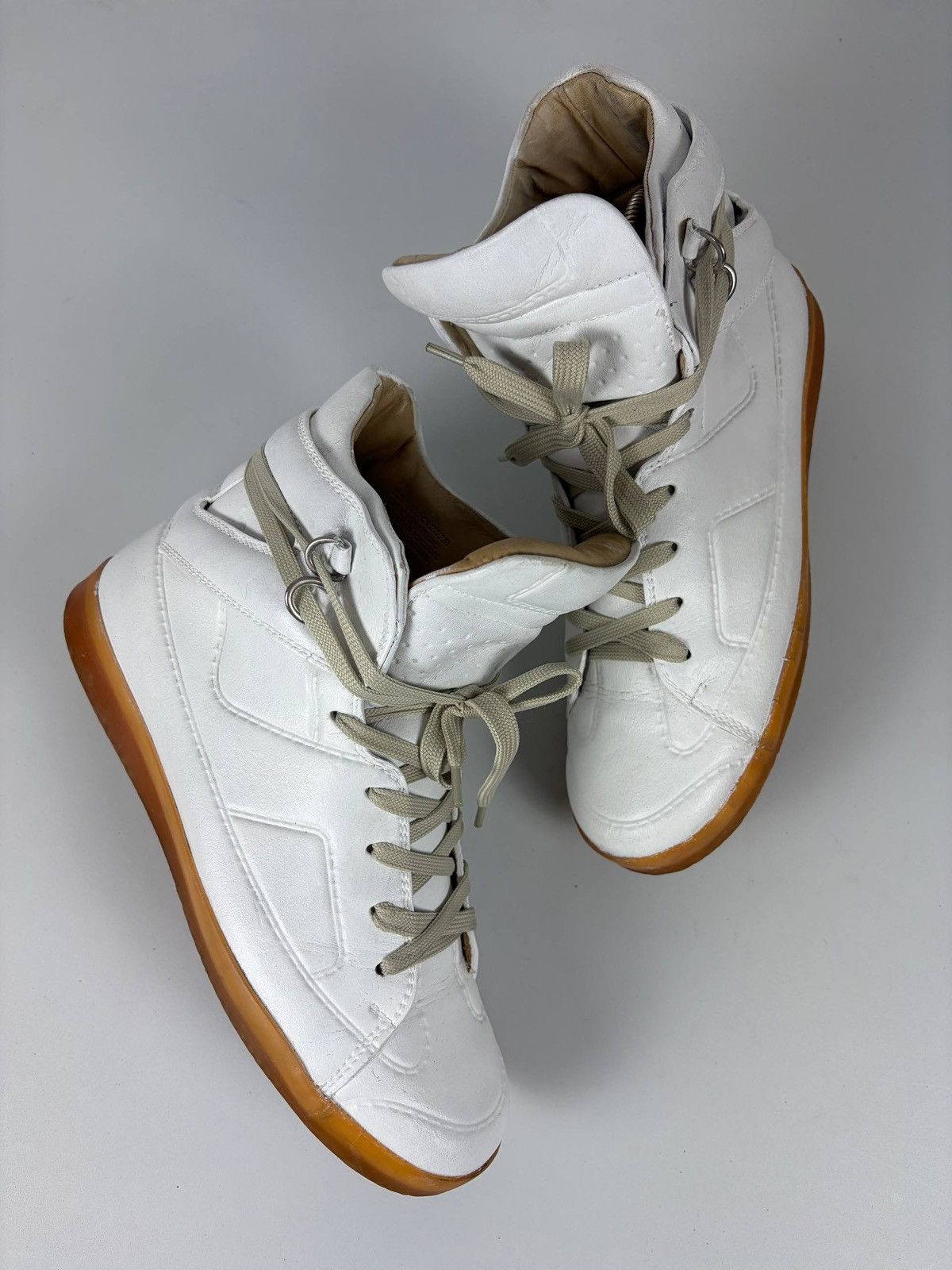 H&M × Maison Margiela 2012 Maison Margiela X H&M high tops Size US 7 / EU 40 - 2 Thumbnail