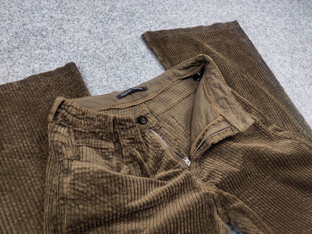 hannes roether Hannes Roether Design Flared Brown Corduroy Trouser Pants Size 30" / US 8 / IT 44 - 12 Thumbnail