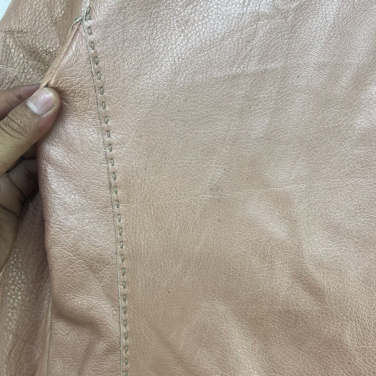 Fendi 🔥Fendi Pink Metallic Leather Blazer & Skirt Size M / US 6-8 / IT 42-44 - 12 Thumbnail