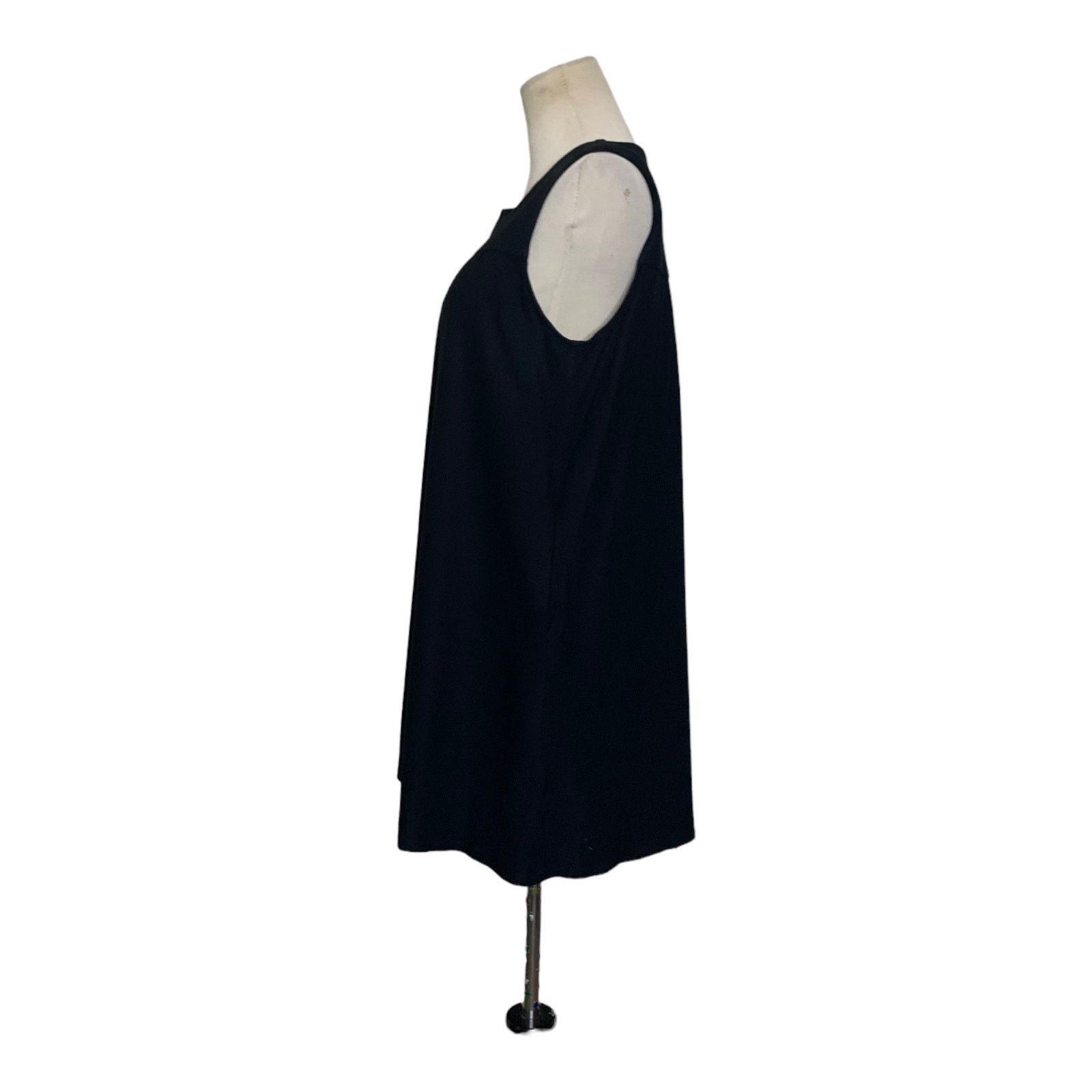 Eileen Fisher Eileen Fisher black sleeveless mini dress size M Size M / US 6-8 / IT 42-44 - 11 Thumbnail