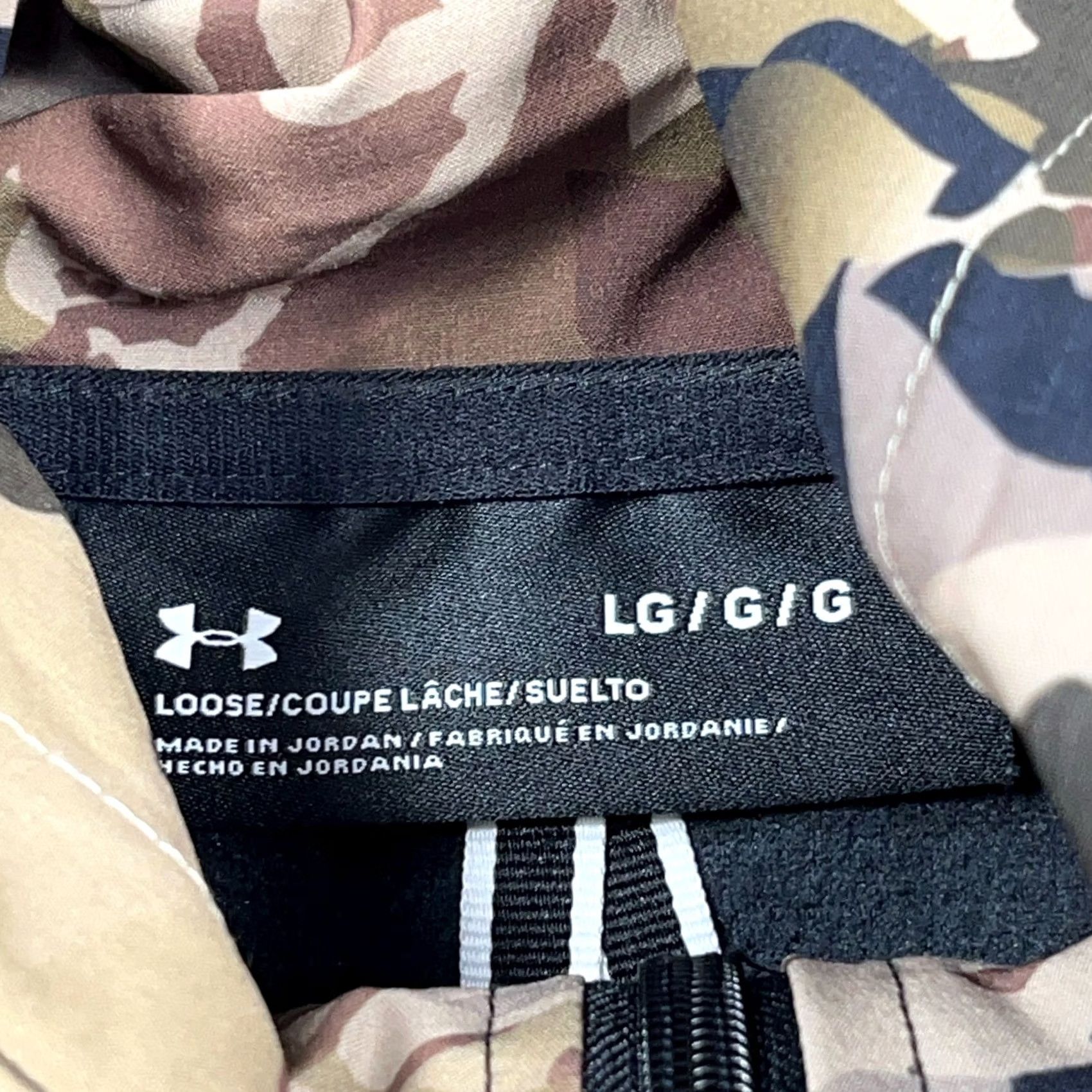 Under Armour Under Armour Hoodie Large Black Camo Sweatshirt Hunting Loose Fit 1/4 Zip Men Size US L / EU 52-54 / 3 - 3 Thumbnail