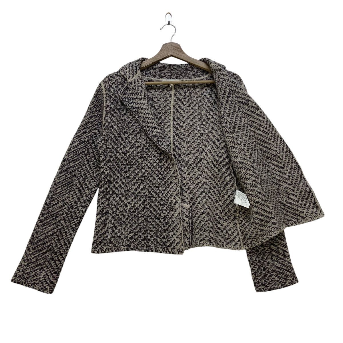 Max Mara S Max Mara Made in Italy Cable Knit Jacket Size S / US 4 / IT 40 - 2 Thumbnail