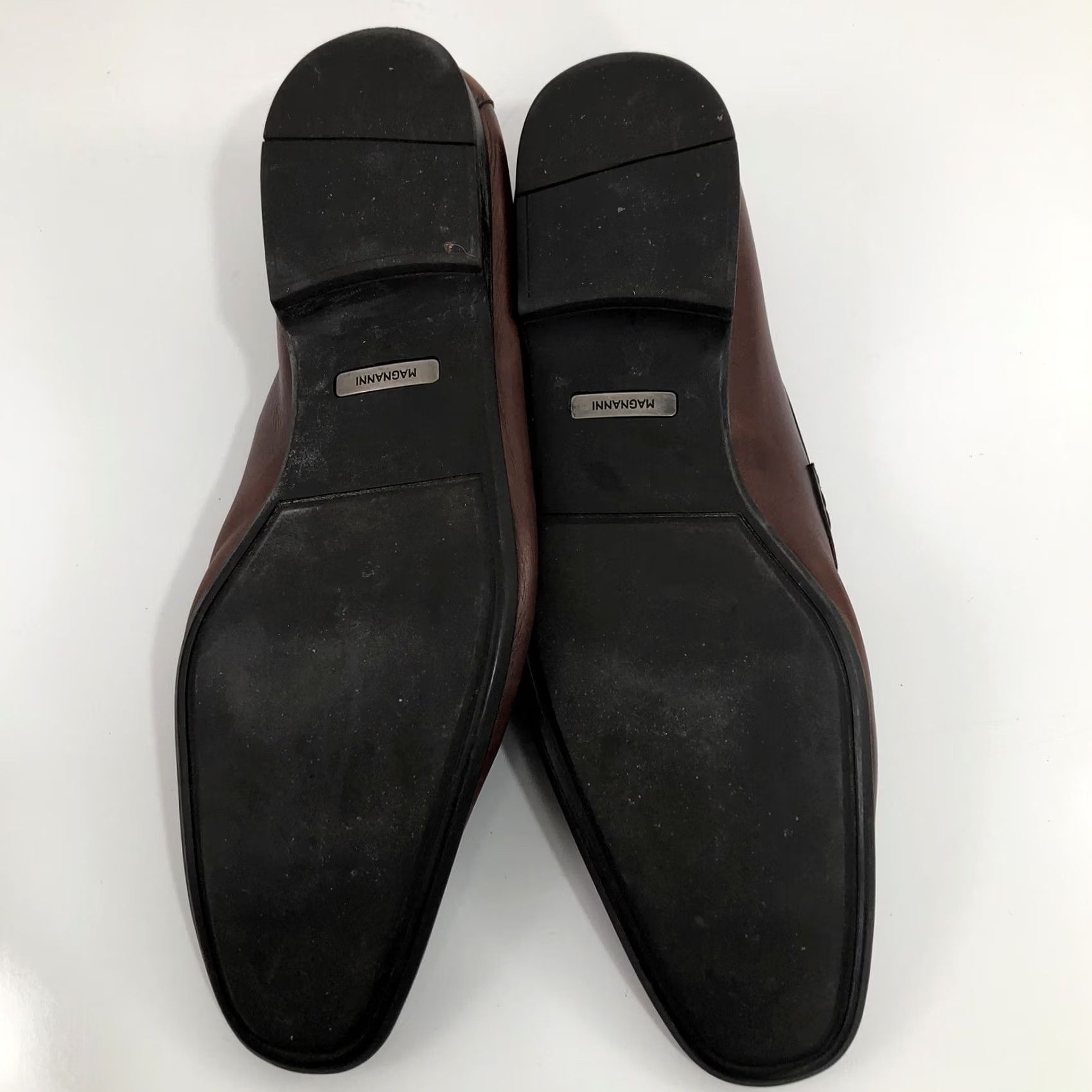 Magnanni Magnanni Mens 14 M Reddish Brown Loafers Mens Casual Leather Upper Loafer Shoes Magnanni Moccasin Style Men’s 14 M Brown Size US 14 / EU 47 - 7 Thumbnail