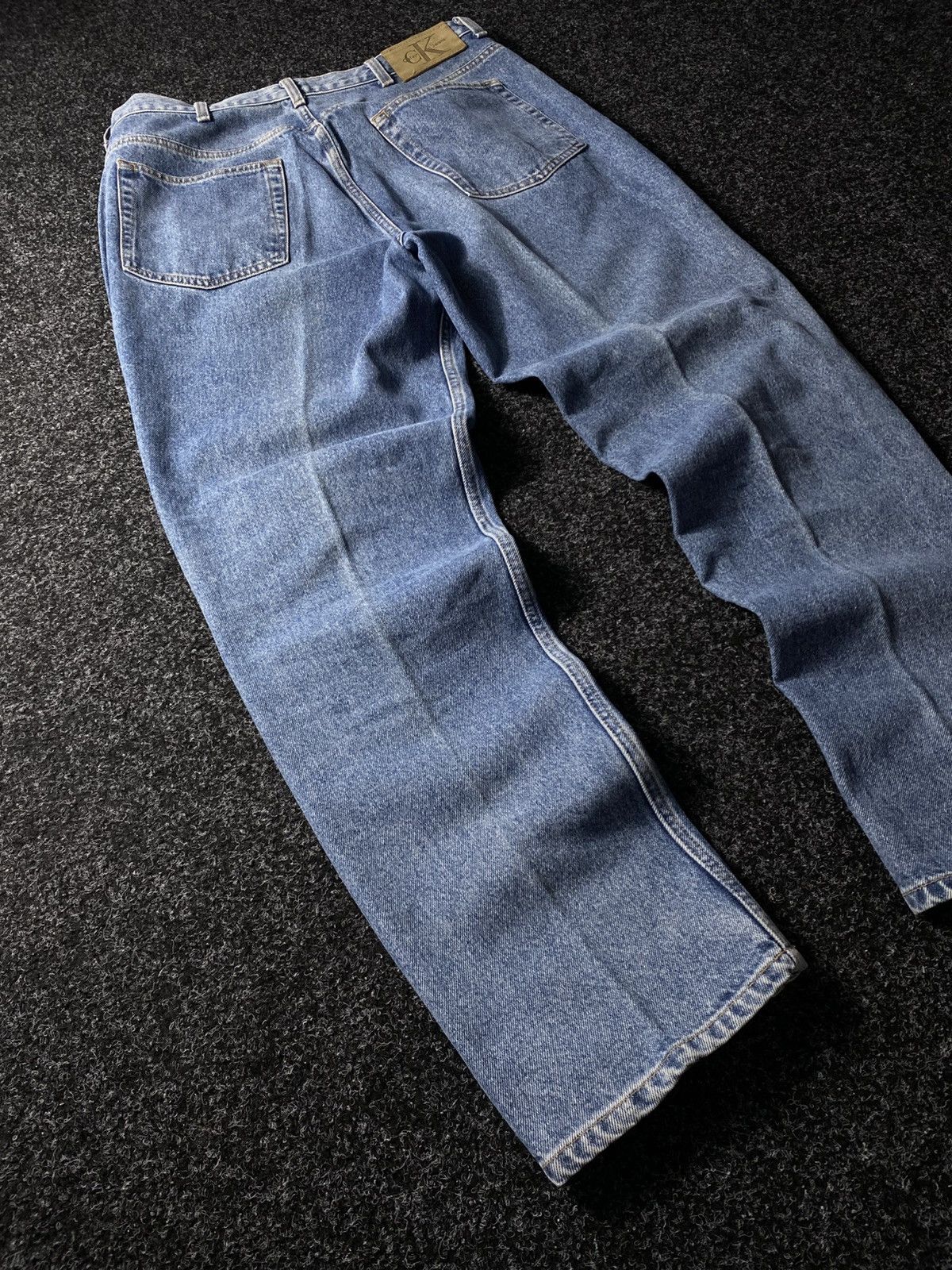 Calvin Klein × Vintage Crazy Vintage Y2K 00s Baggy Calvin Klein Skater Denim Jeans Size US 36 / EU 52 - 10 Thumbnail