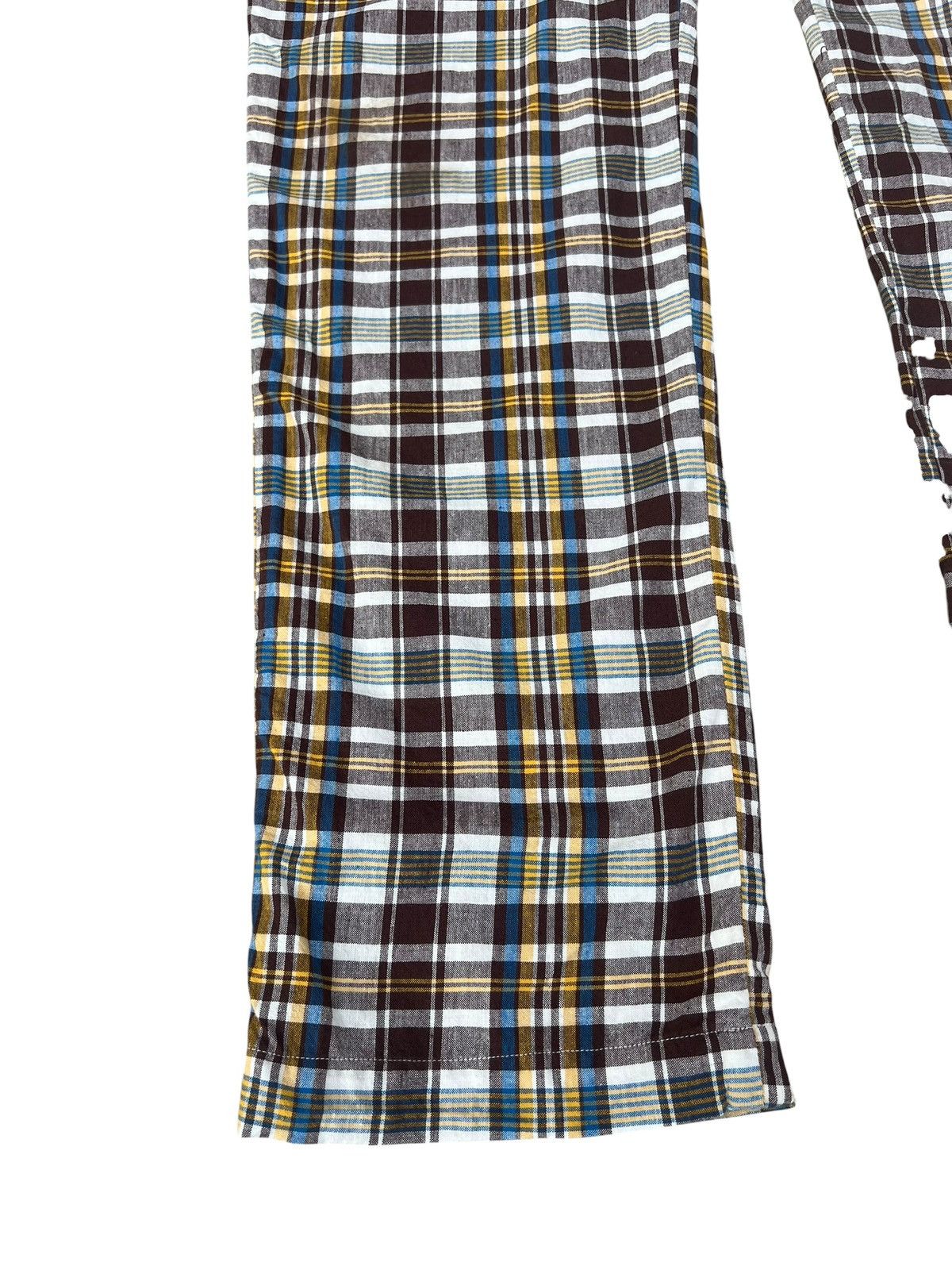 Waste(twice) Waste Twice Japan 100% Linen Checkered Trouser Pant Size US 34 / EU 50 - 9 Thumbnail