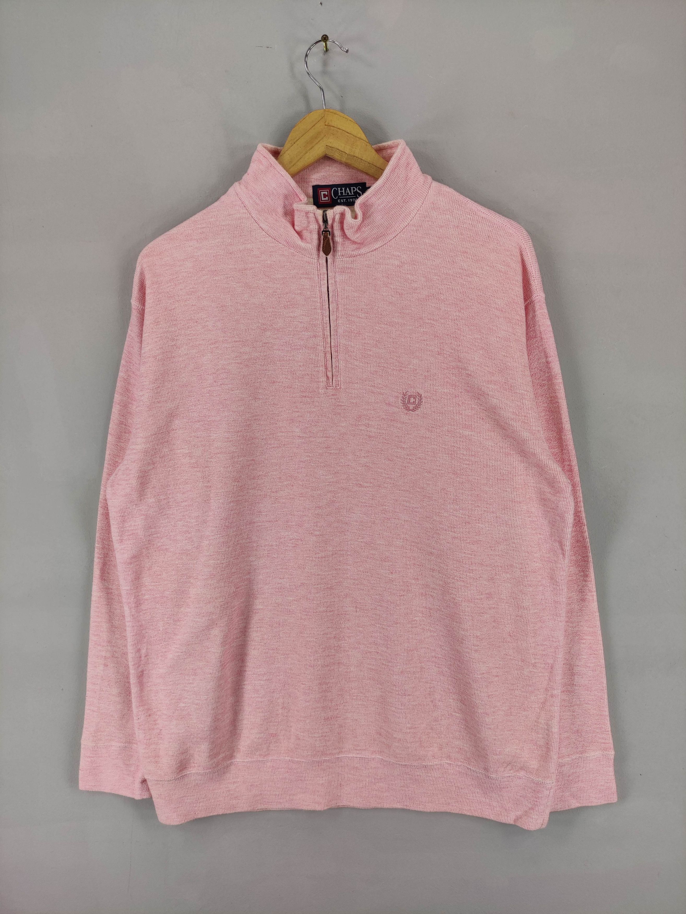 Chaps Ralph Lauren Vintage Chaps Sweater Half Zipper Size US L / EU 52-54 / 3 - 1 Thumbnail