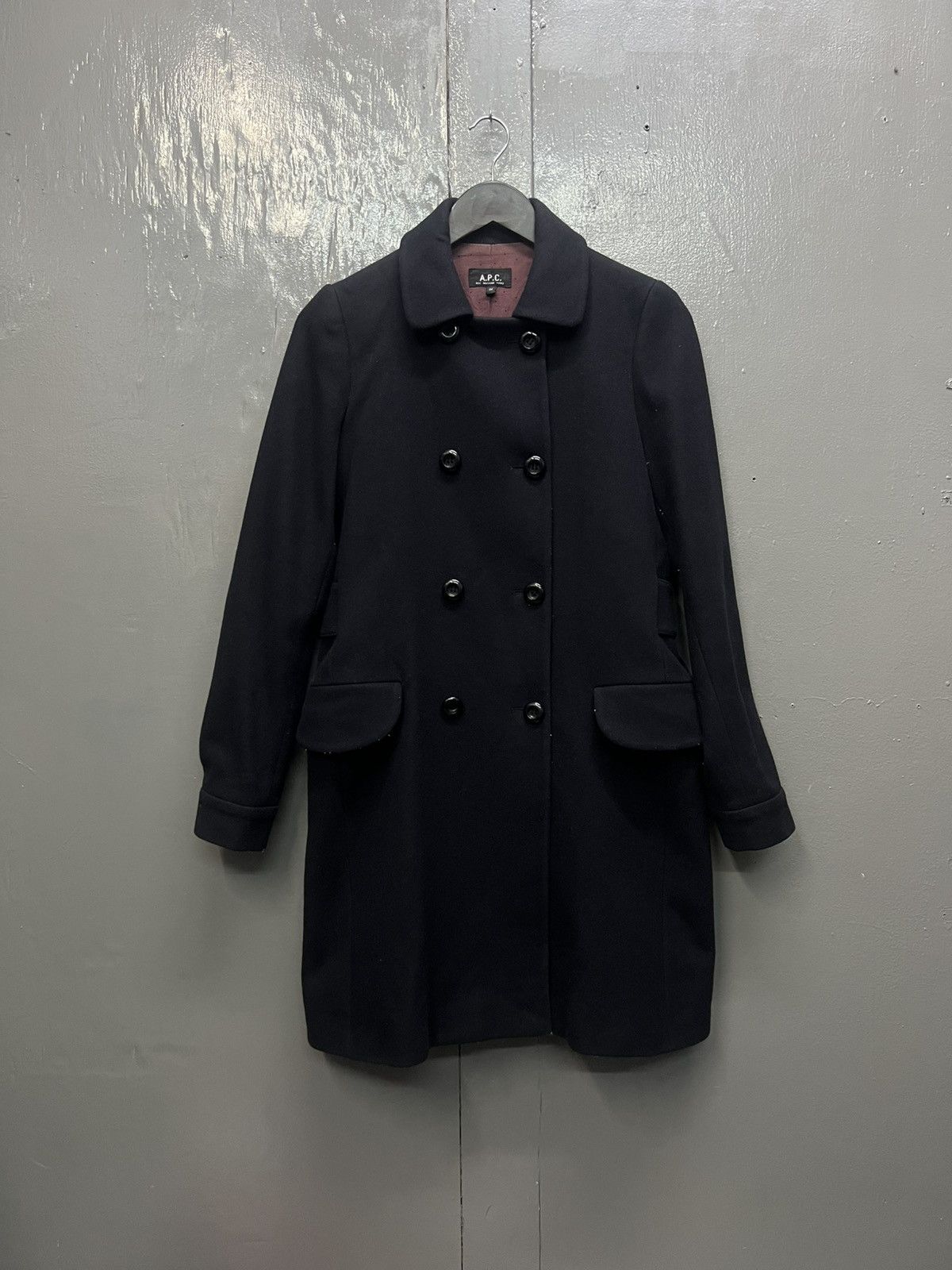 A.P.C. A.P.C Long Coat Double Breast Size XS / US 0-2 / IT 36-38 - 2 Thumbnail