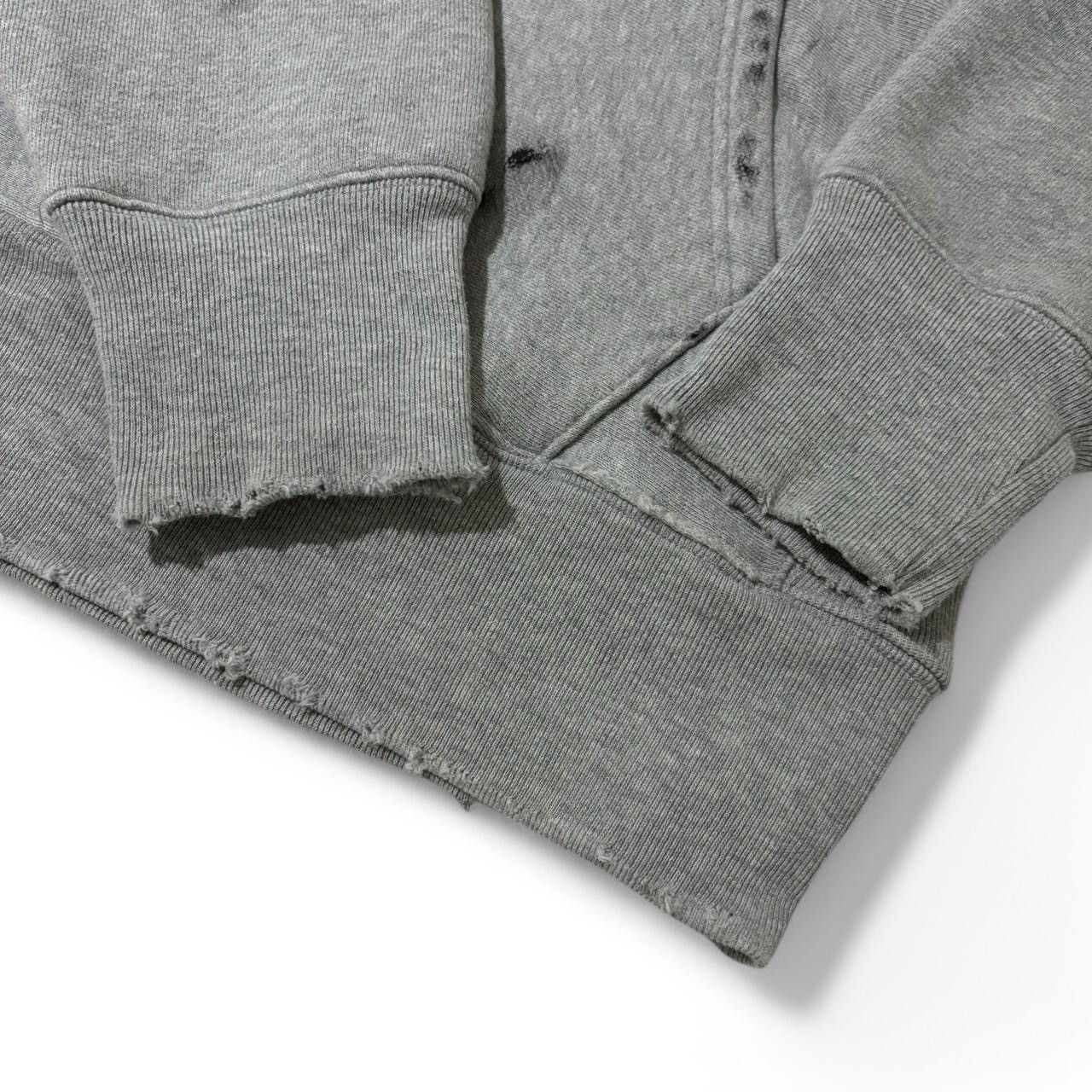 Other Custom Painted Middle Finger Grey Hoodie - L/XL Size US L / EU 52-54 / 3 - 4 Thumbnail